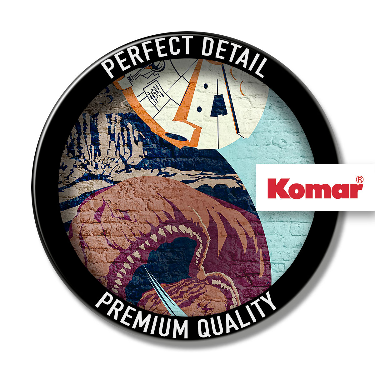 Komar  Vlies Fototapete Star Wars Classic Concrete Asteroid Worm 200x280 cm Bild 3