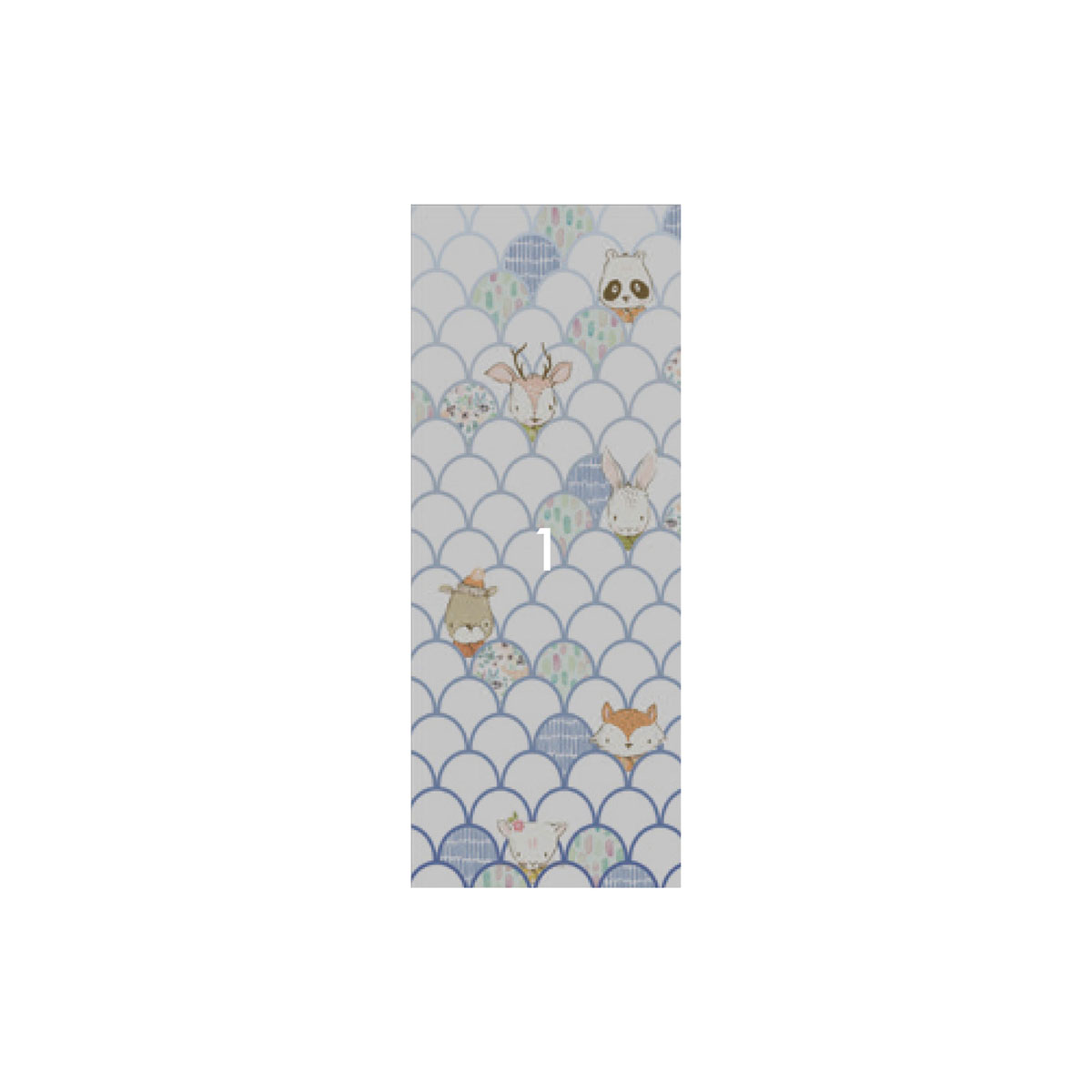 Komar  Vlies Fototapete Shelly White Panel 100x250 cm Bild 3