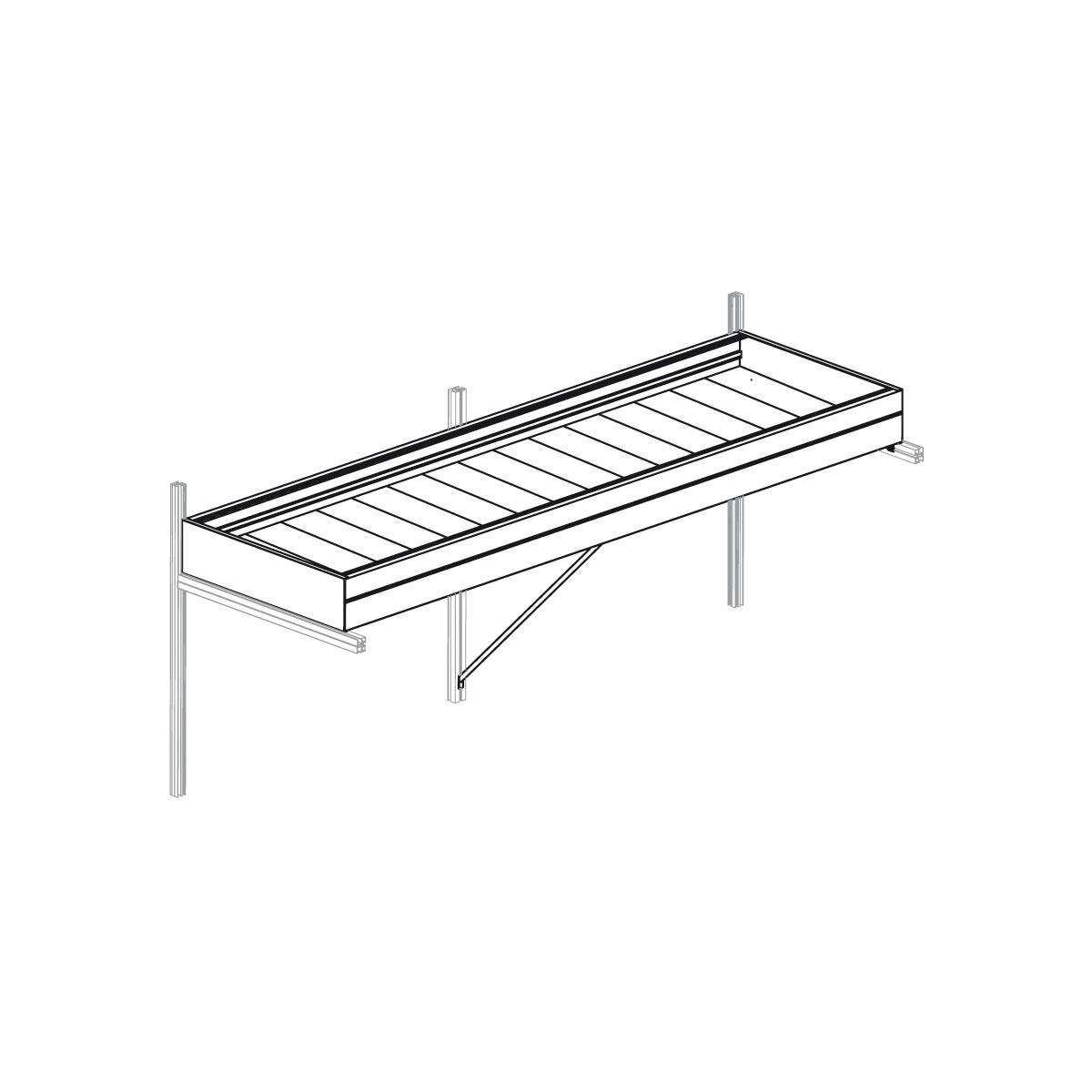 KGT Pflanzwanne für Linea II silber Bild 2