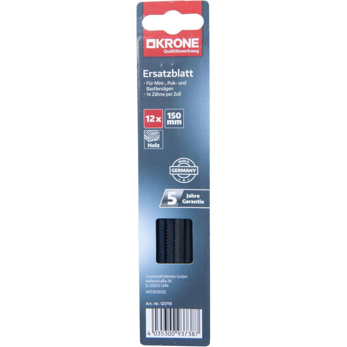 Krone Ersatzsägeblatt für Holz 150 mm Bild 2