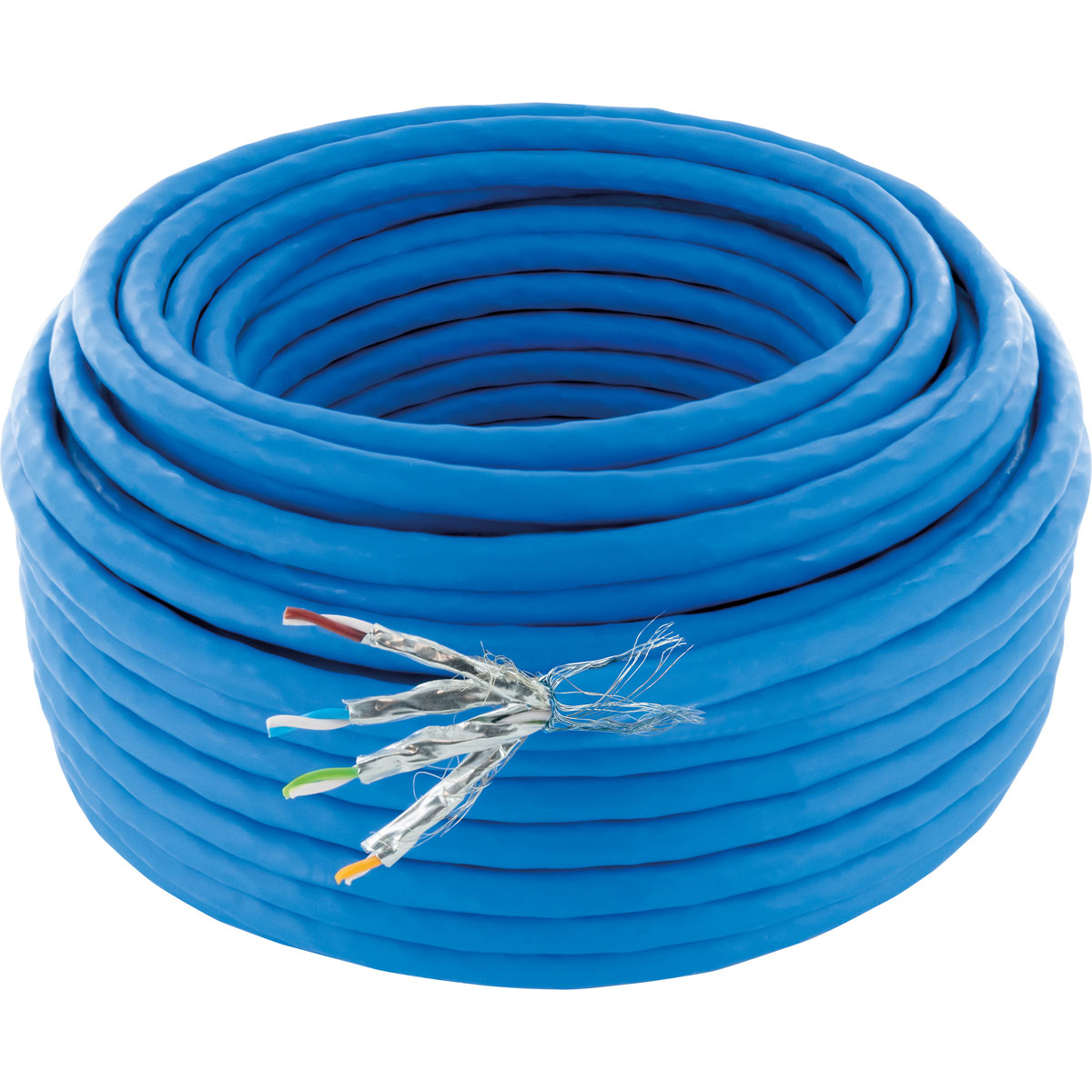 Schwaiger  Netzwerkkabel CAT8.1 25 m blau Bild 5