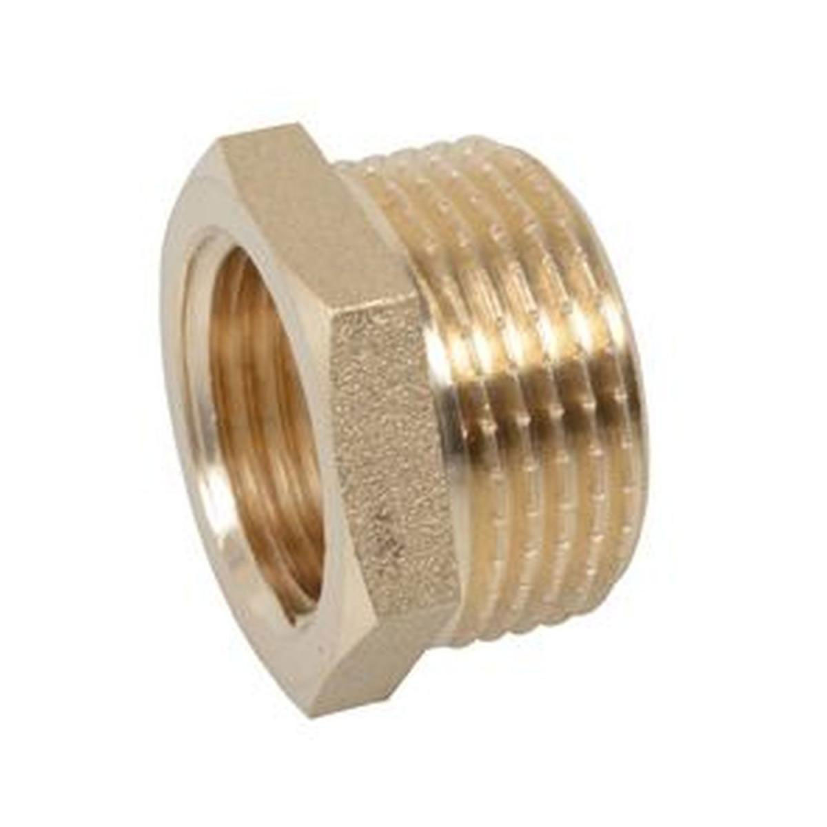 Kirchhoff Reduzierstück ½ AG x 3/8" IG Messing blank