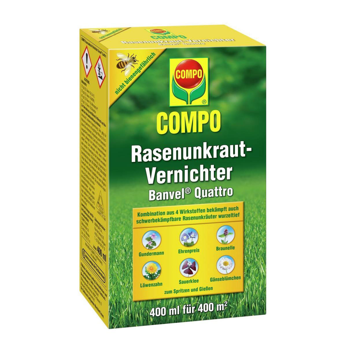 Compo Rasenunkraut-Vernichter Banvel Quattro 400 ml Bild 1