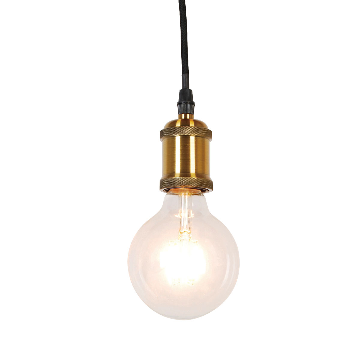 Flector Vintage-Pendelleuchte Edison bronze