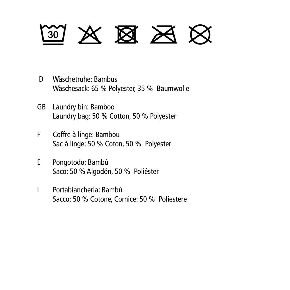 Wenko  Wäschetruhe Oslo aus Echtholz Wäschesammler massiv Bild 8