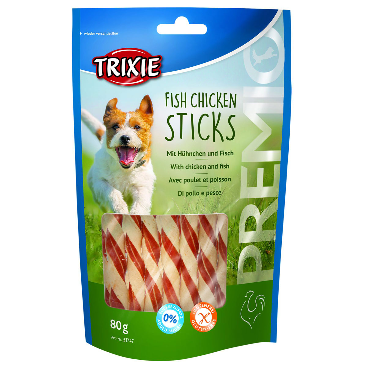 Trixie  Premio Fish Chicken Sticks 80g