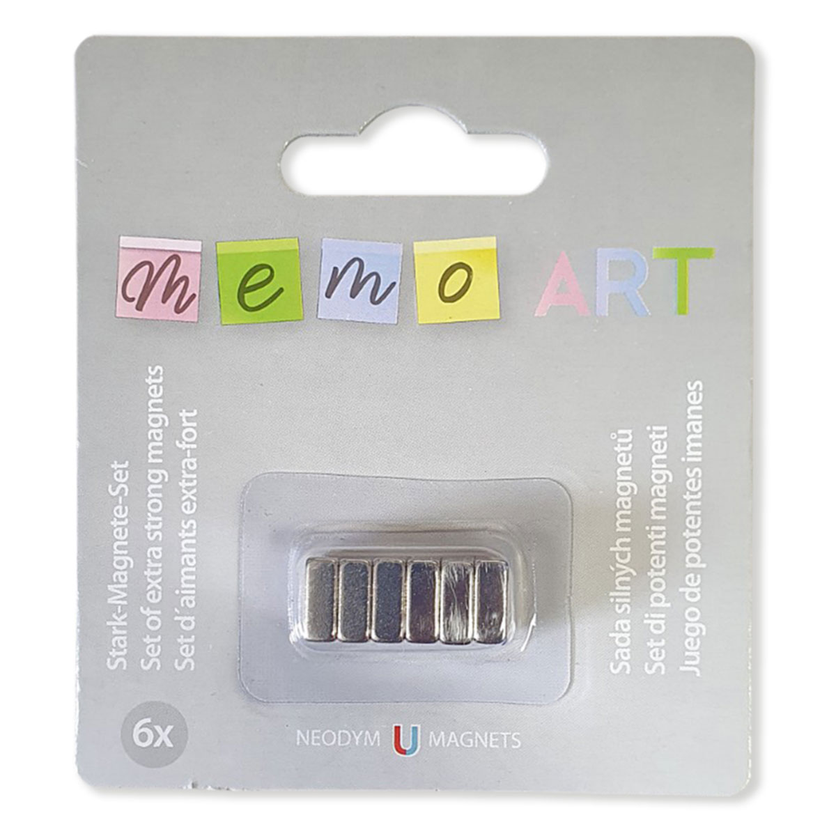Memo-Art 6 eckige Magnete Bild 2