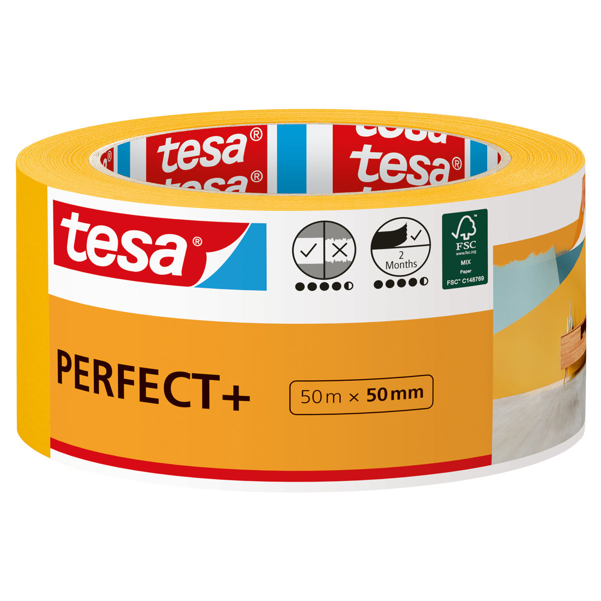 Tesa  Malerband Perfect+ 50m x 50mm