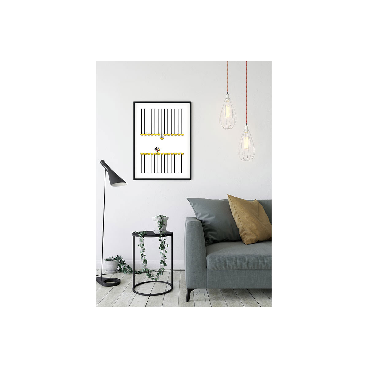 Komar  Wandbild Mickey Mouse Footlines 30x40 cm Bild 5