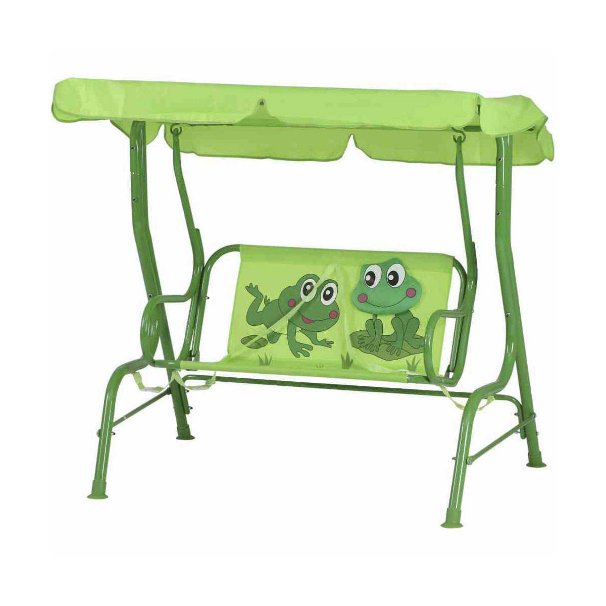 Siena Garden Kinderschaukel Froggy 75 x 115 x 118 cm grün Bild 1