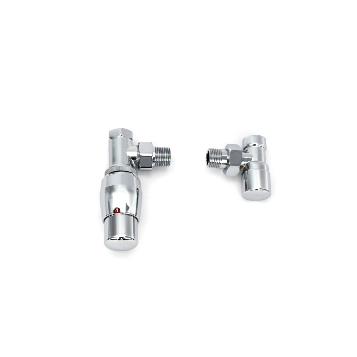 Ximax  Heizkörper Zubehör Thermostatset Royal Eck-Ausführung 15 mm Chrom