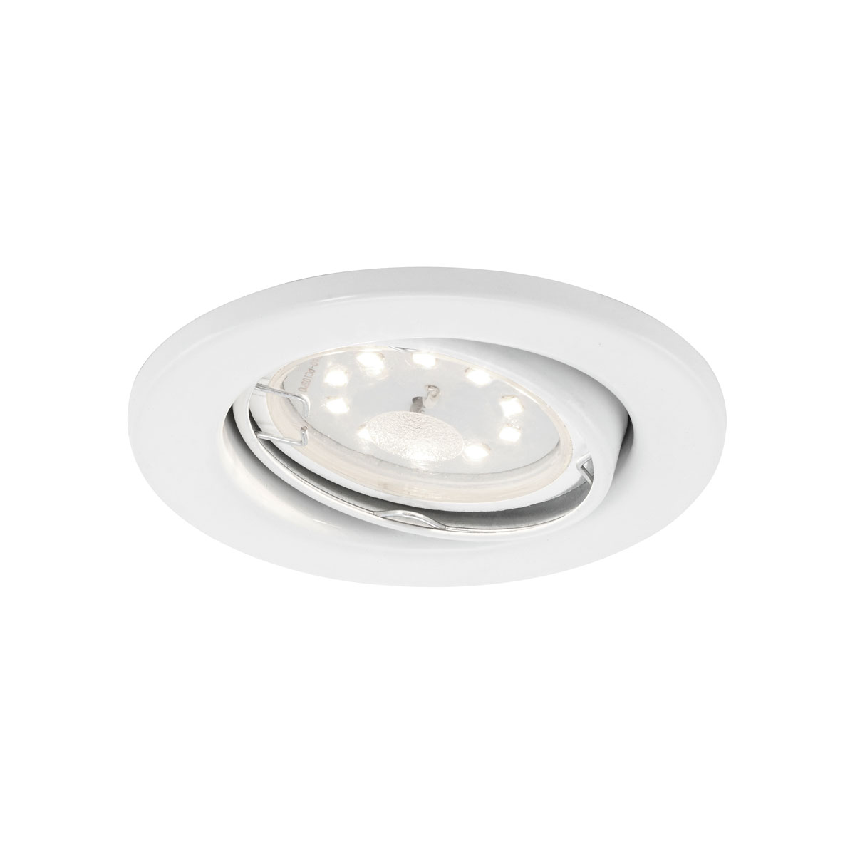 Briloner LED-Einbauleuchte 8,6 x 7 cm weiß