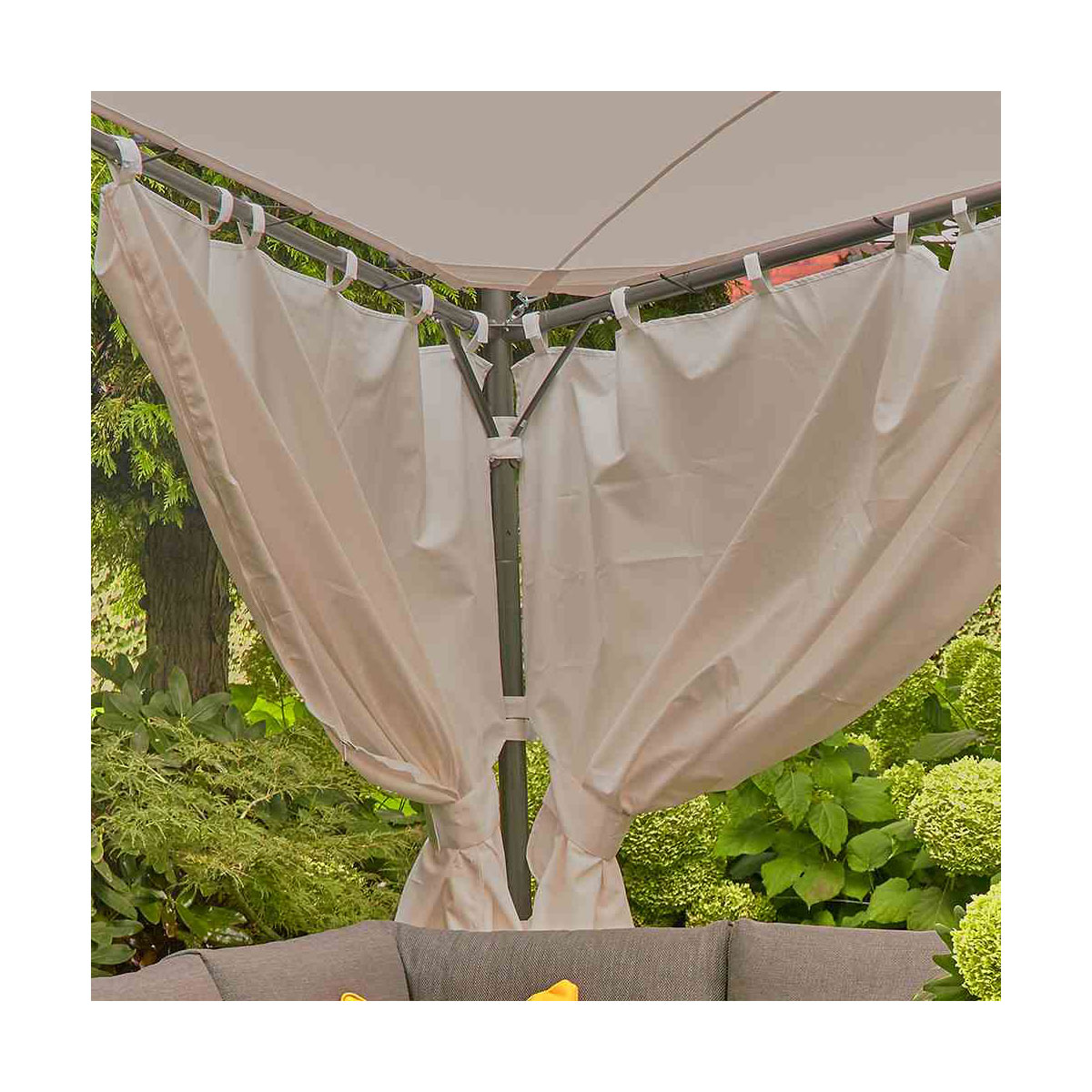 Siena Garden Seitenteile Berlino 400 x 197 cm hellgrau Bild 3