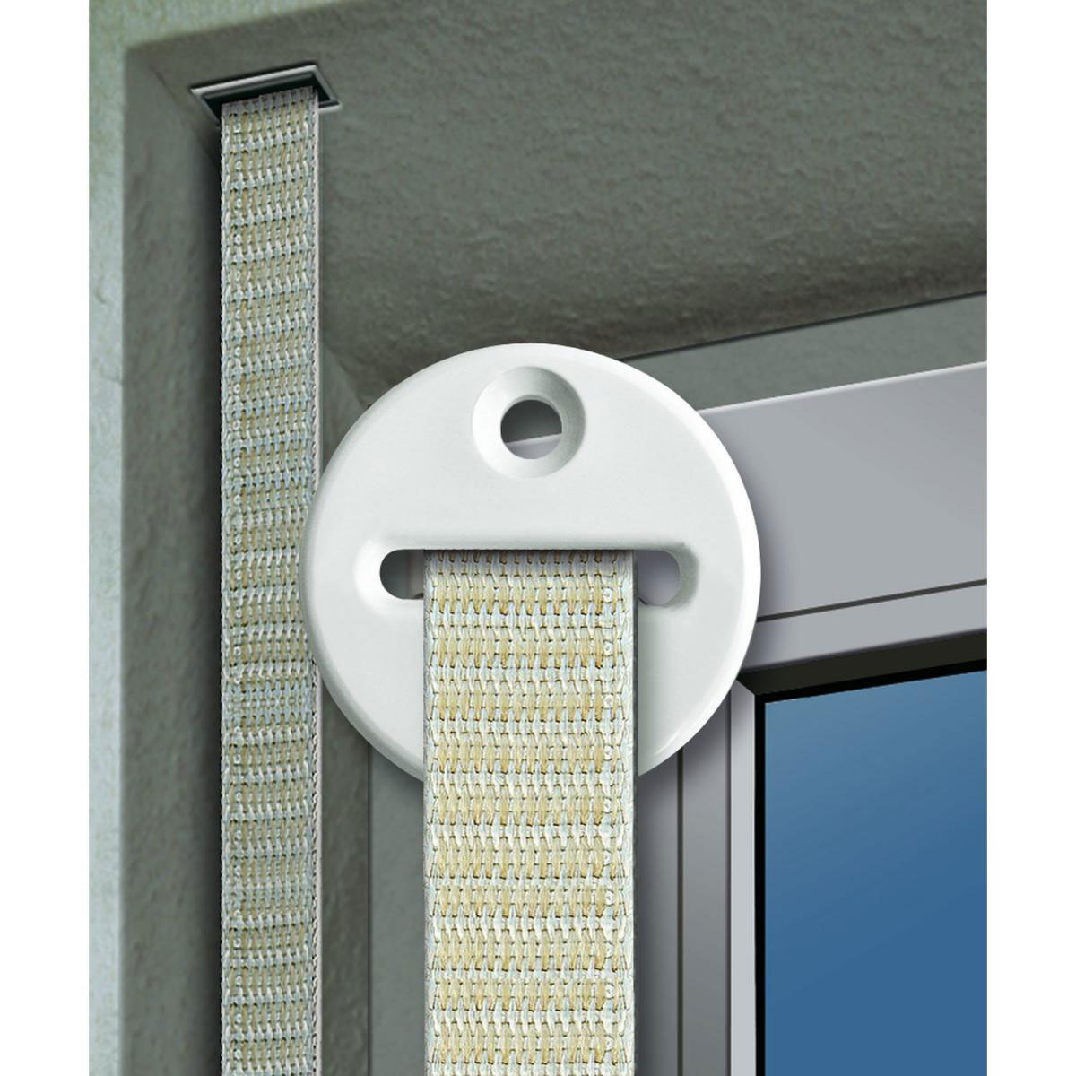 Schellenberg Gurtführung rund für 14-23 mm Gurtband weiß Bild 3