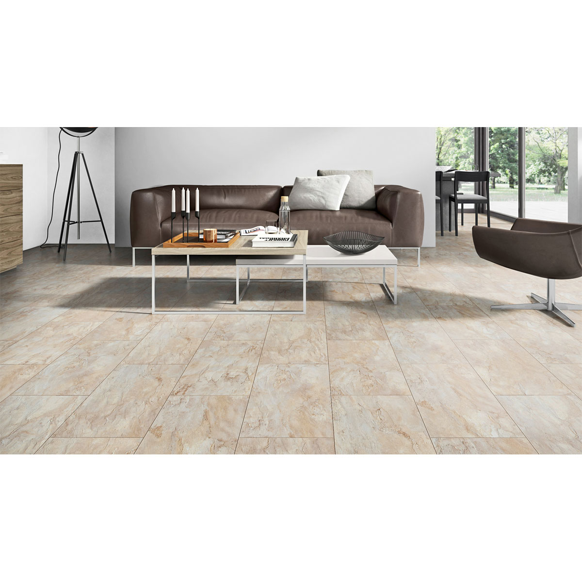 Specht Laminatboden Deluxe Aqua Buntschiefer 60,4 x 28 cm Bild 3