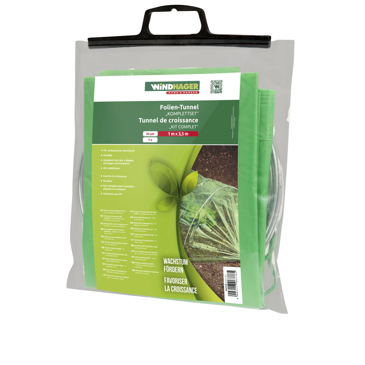 Folien-Tunnel 3,5 x 1 m Bild 1