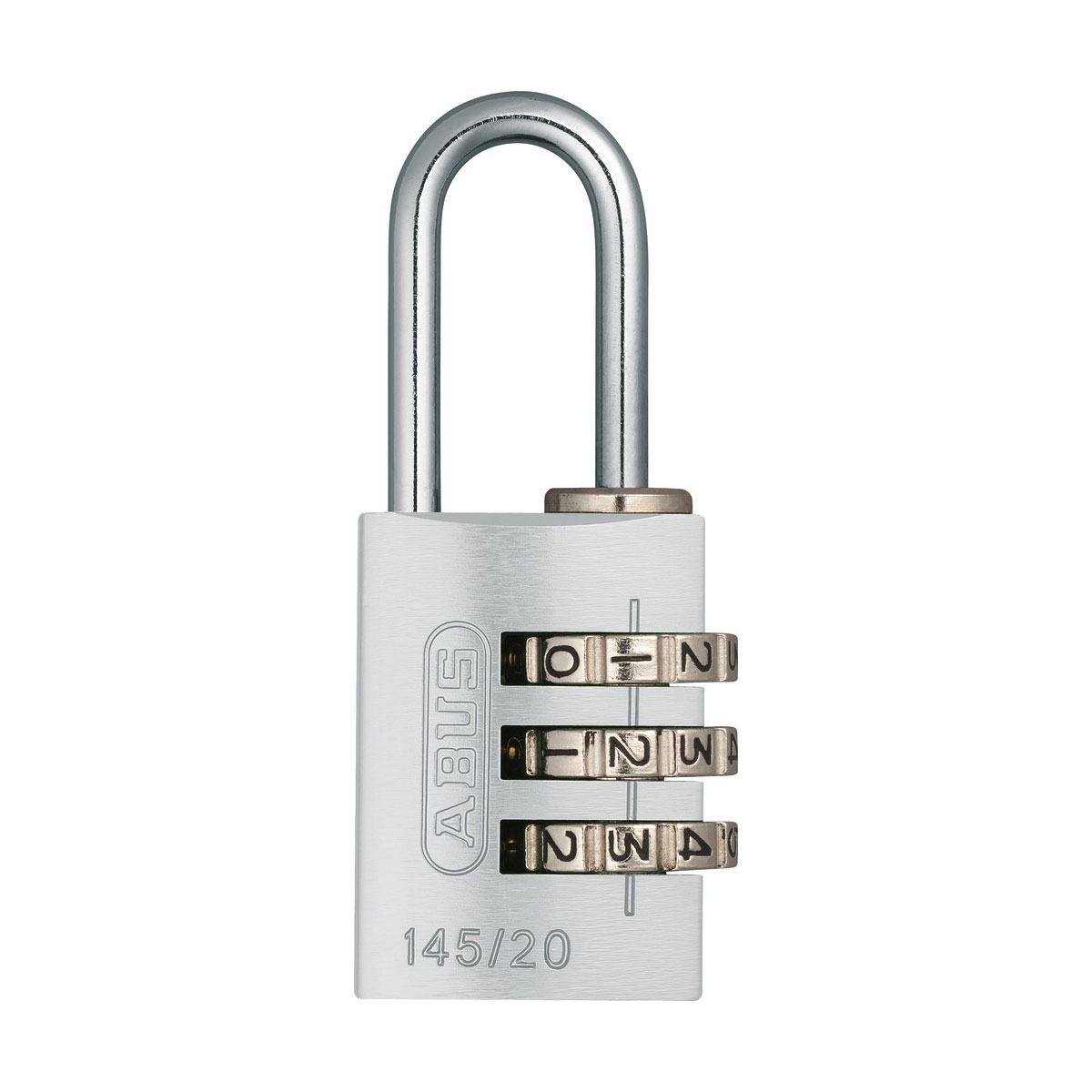 Abus Zahlenschloss 145/20 Aluminium silber Bild 1