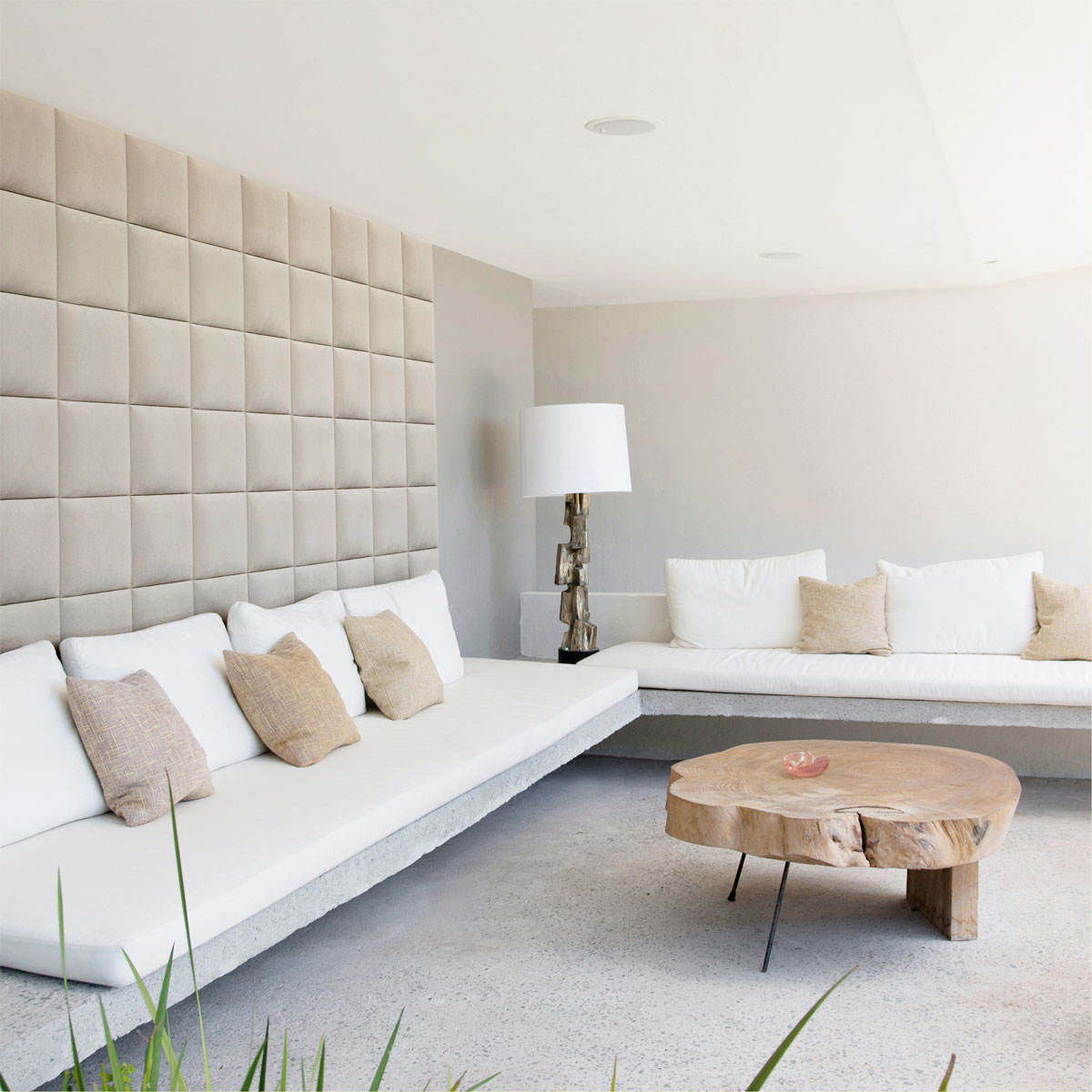 Mollis Polsterpaneele beige 30 x 30 cm Bild 2