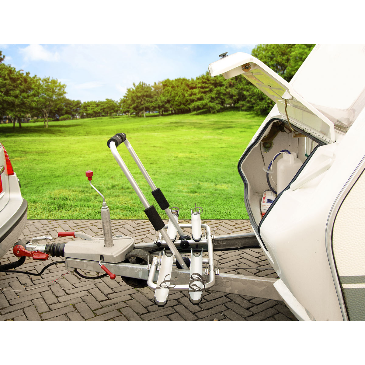 EUFAB Fahrrad-Deichselträger für 2 Fahrräder Bild 4