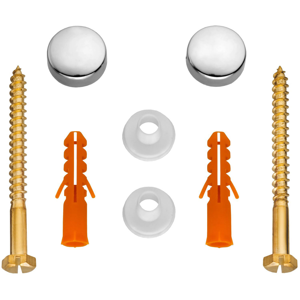 Cornat WC-Befestigung Kappe chrom