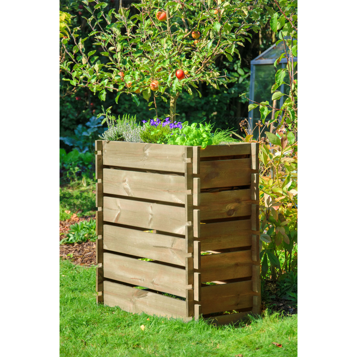 dobar Hochbeet Kubus Bernstein 79 x 79 x 39 cm