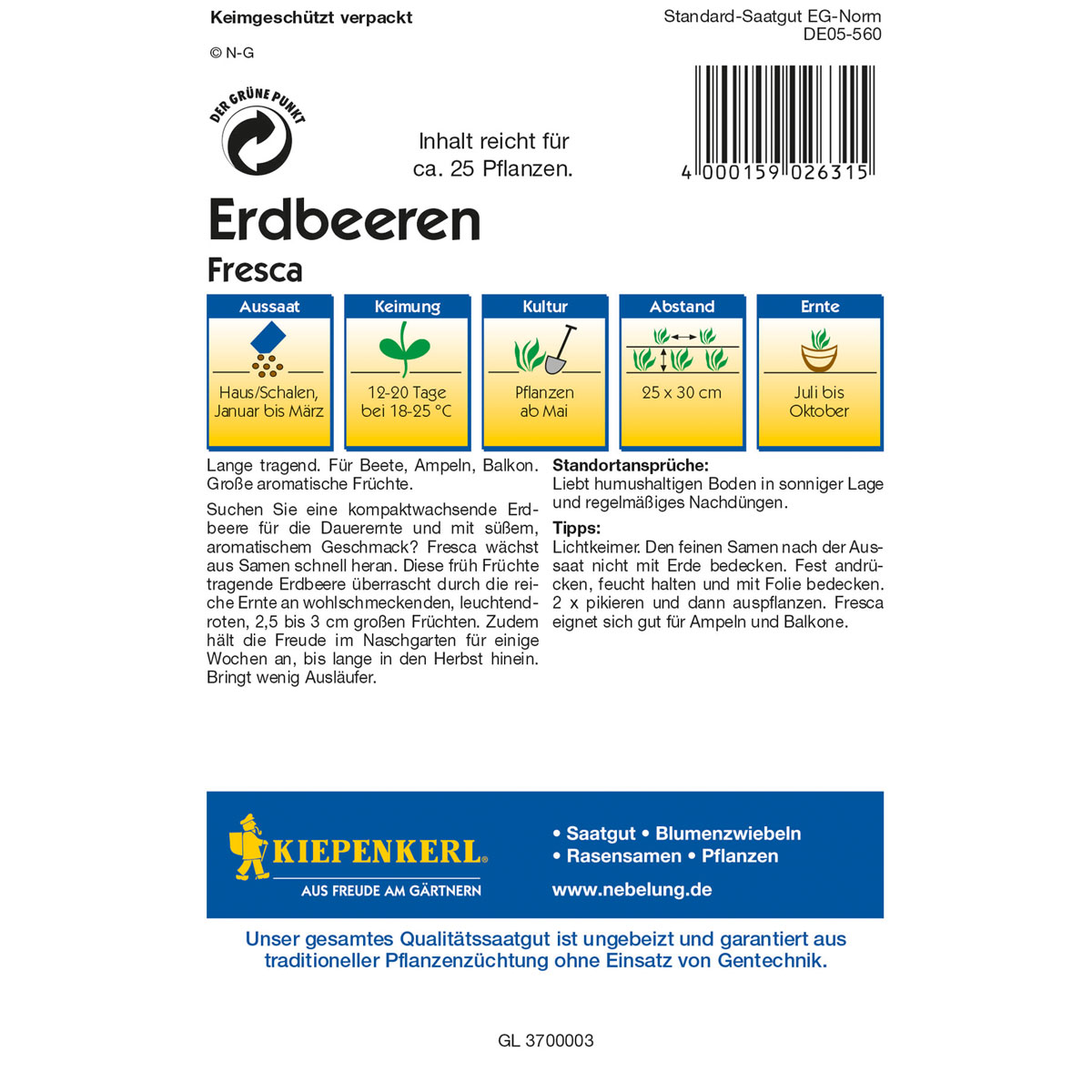 Kiepenkerl Erdbeeren Fresca Bild 2