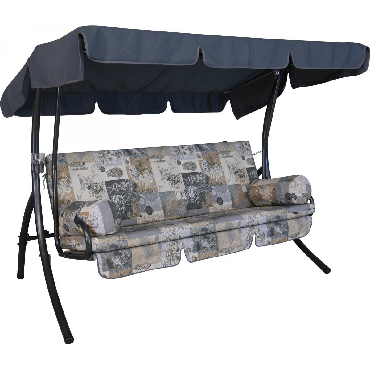 Angerer Freizeitmöbel GmbH Hollywoodschaukel „Trend Neuburg“, grau Bild 1