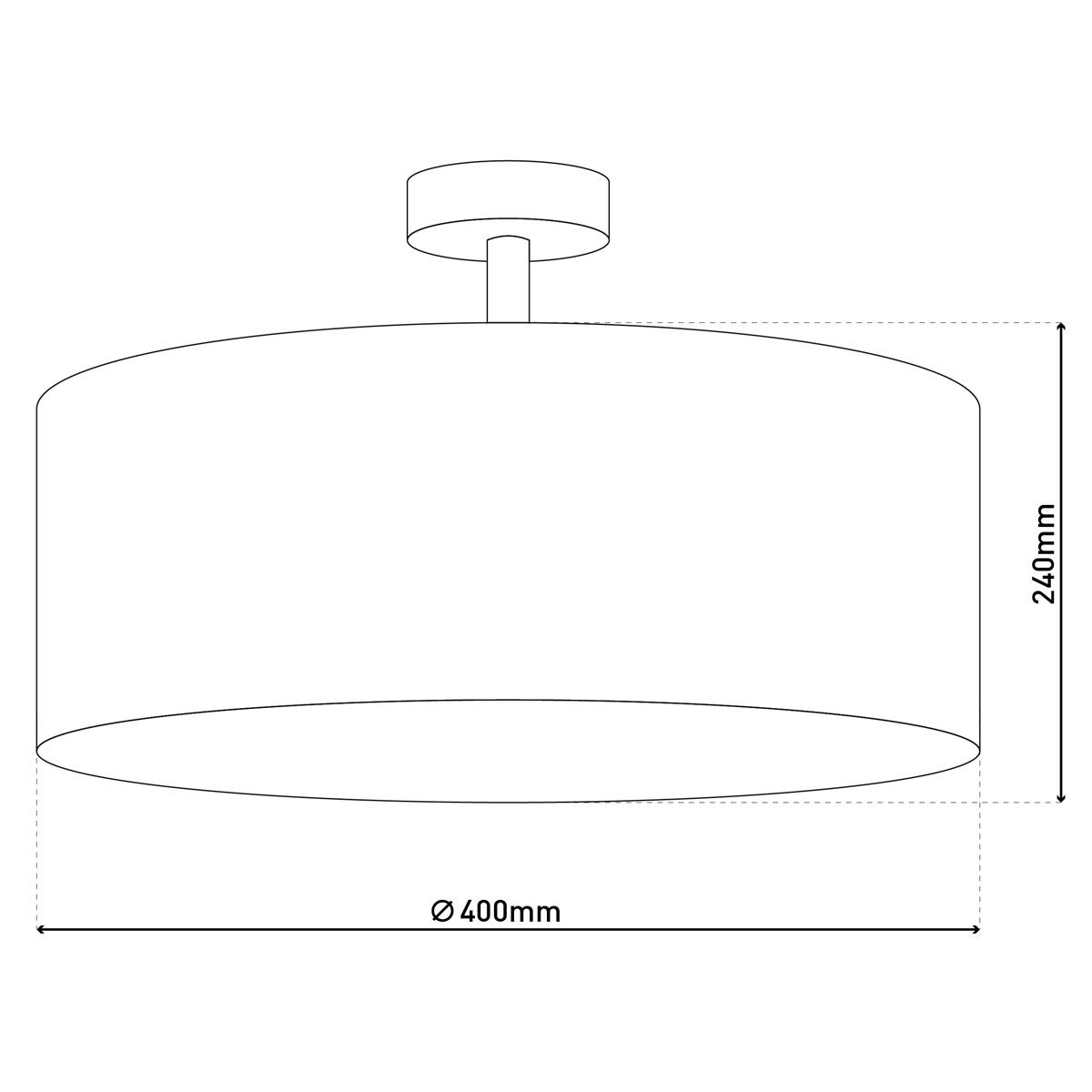 näve  Deckenleuchte New York weiß Textil Bild 6