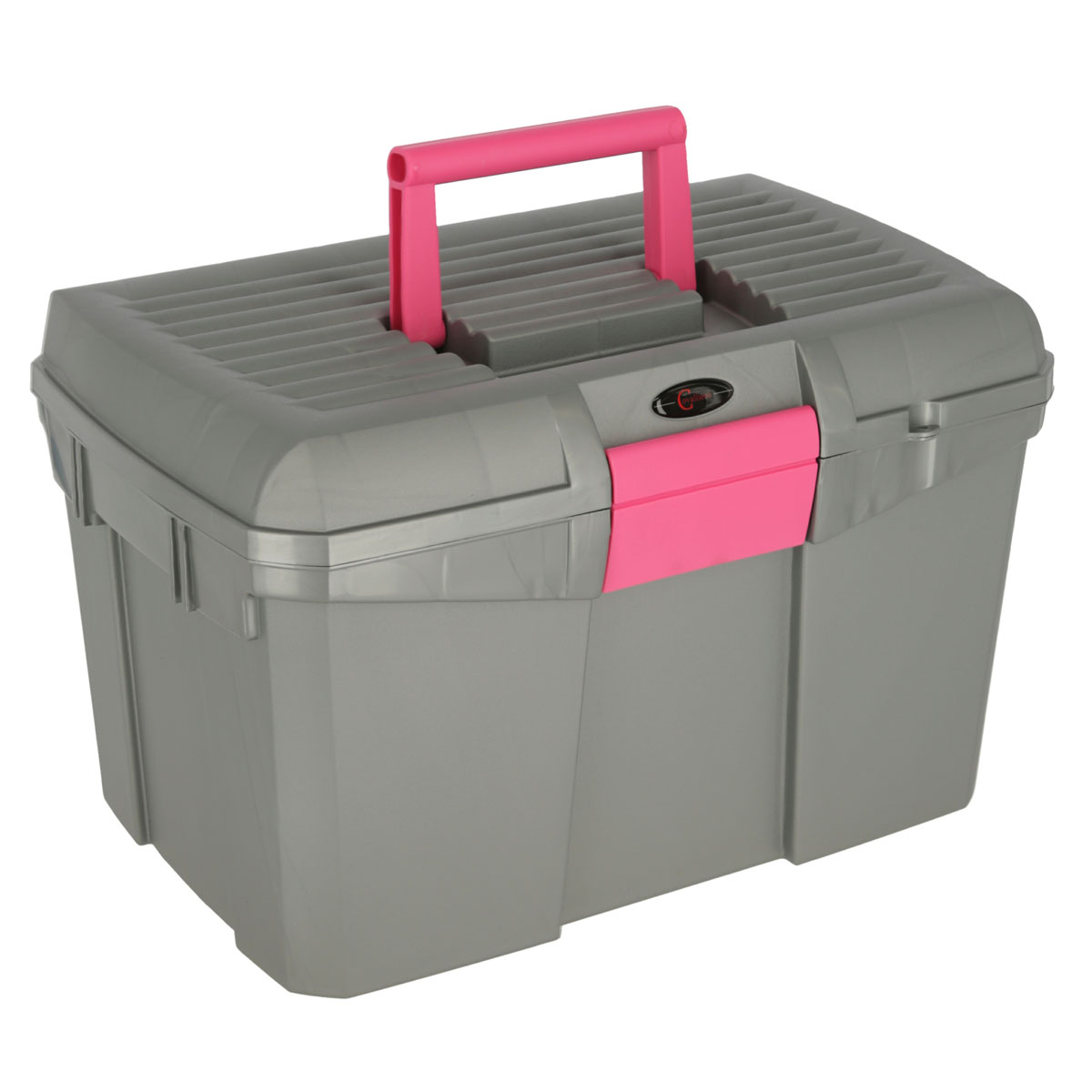 Putzbox Siena 26 x 24,5 x 40 cm grau-pink