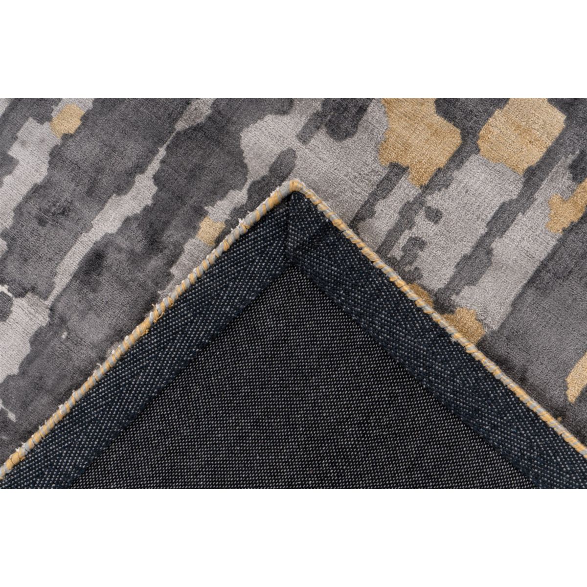 Sinai 225 Grau / Blau / Gold 120cm x 170cm Bild 4