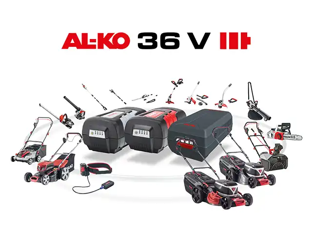 AL-KO 36 V Geräteübersicht.