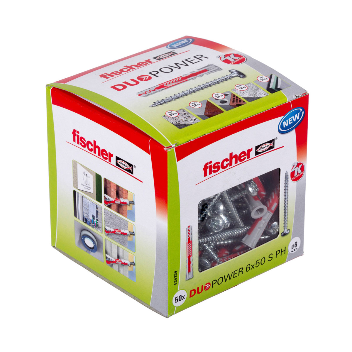 Fischer Dübel DuoPower 6 x 50 mm 50 Stück