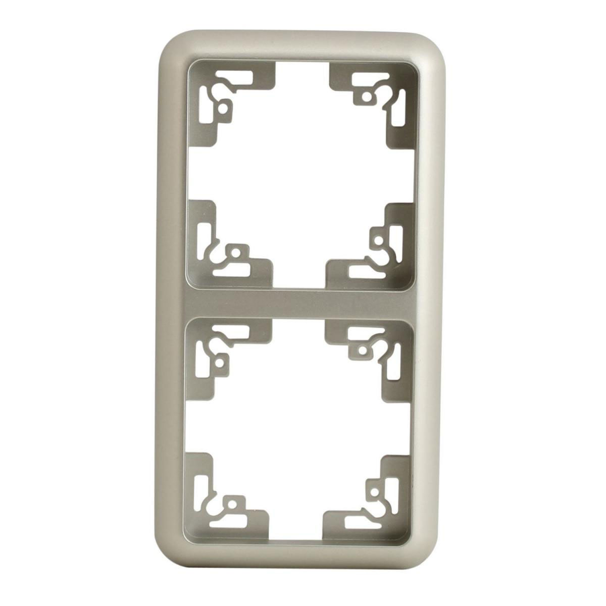 Abdeckrahmen Montreal 2-fach champagner Serie 505