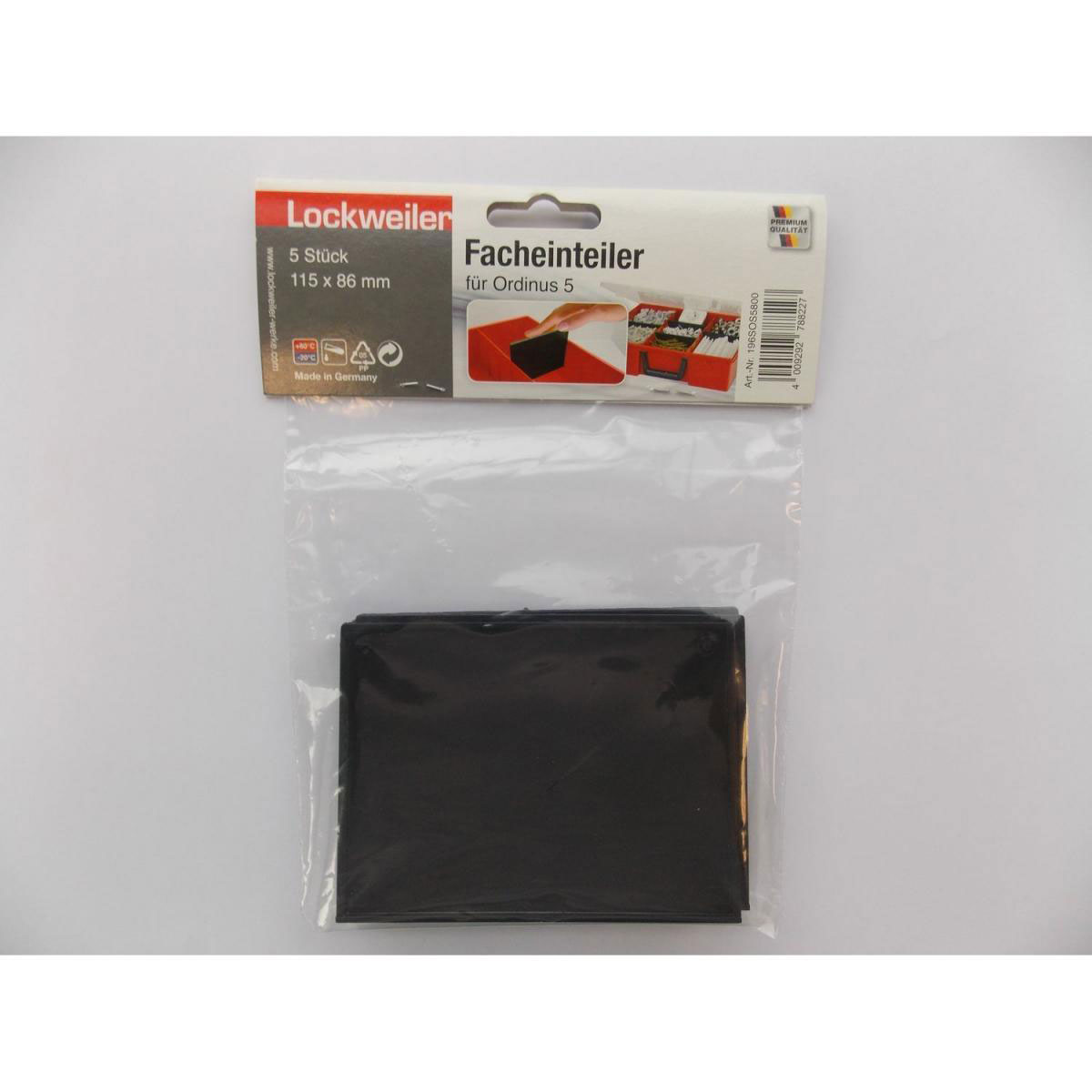 Tood Trennwand für Werkzeugkoffer Ordinus Separator 5 schwarz 5 Stück