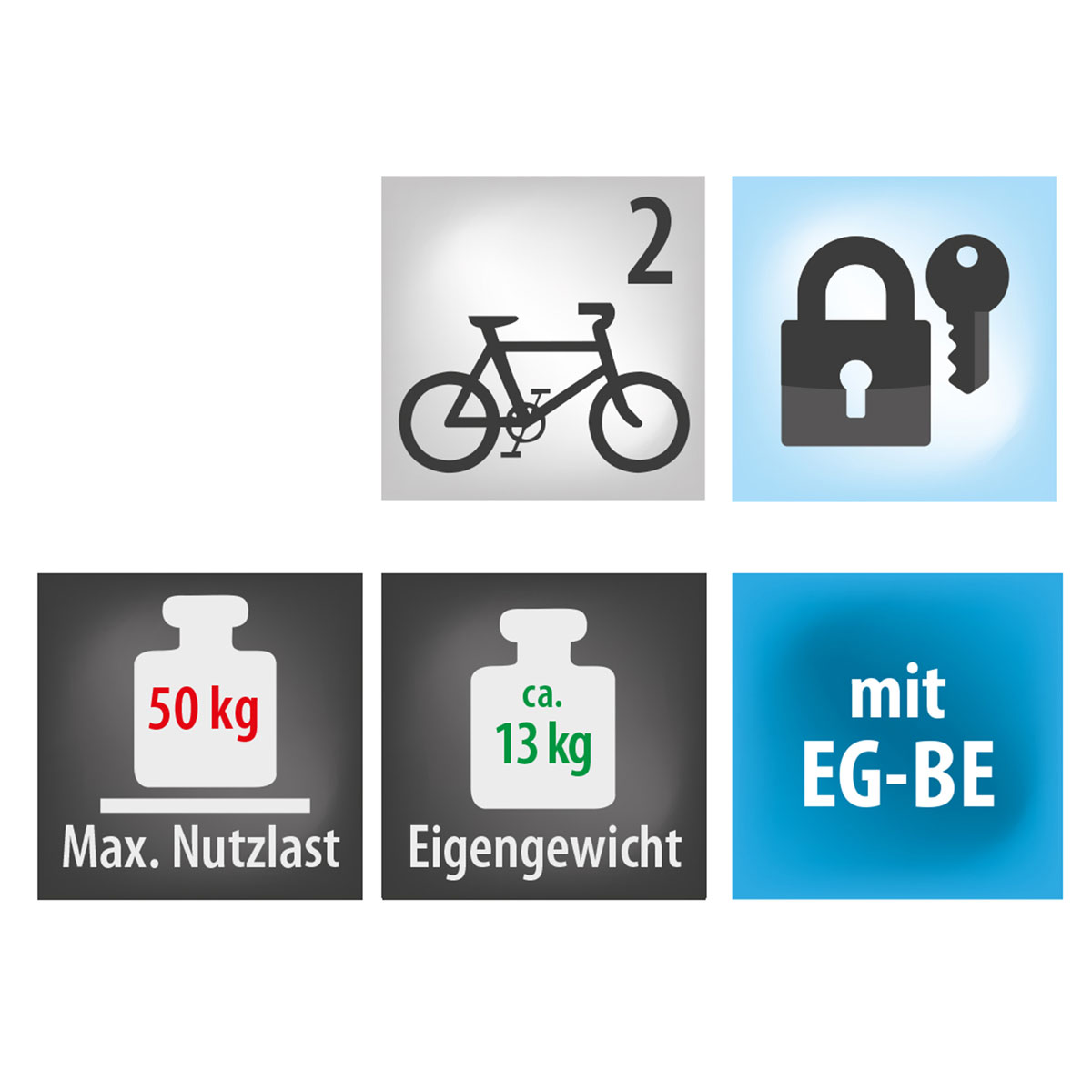 EUFAB Fahrrad-Kupplungsträger Crow für 2 Fahrräder Bild 8