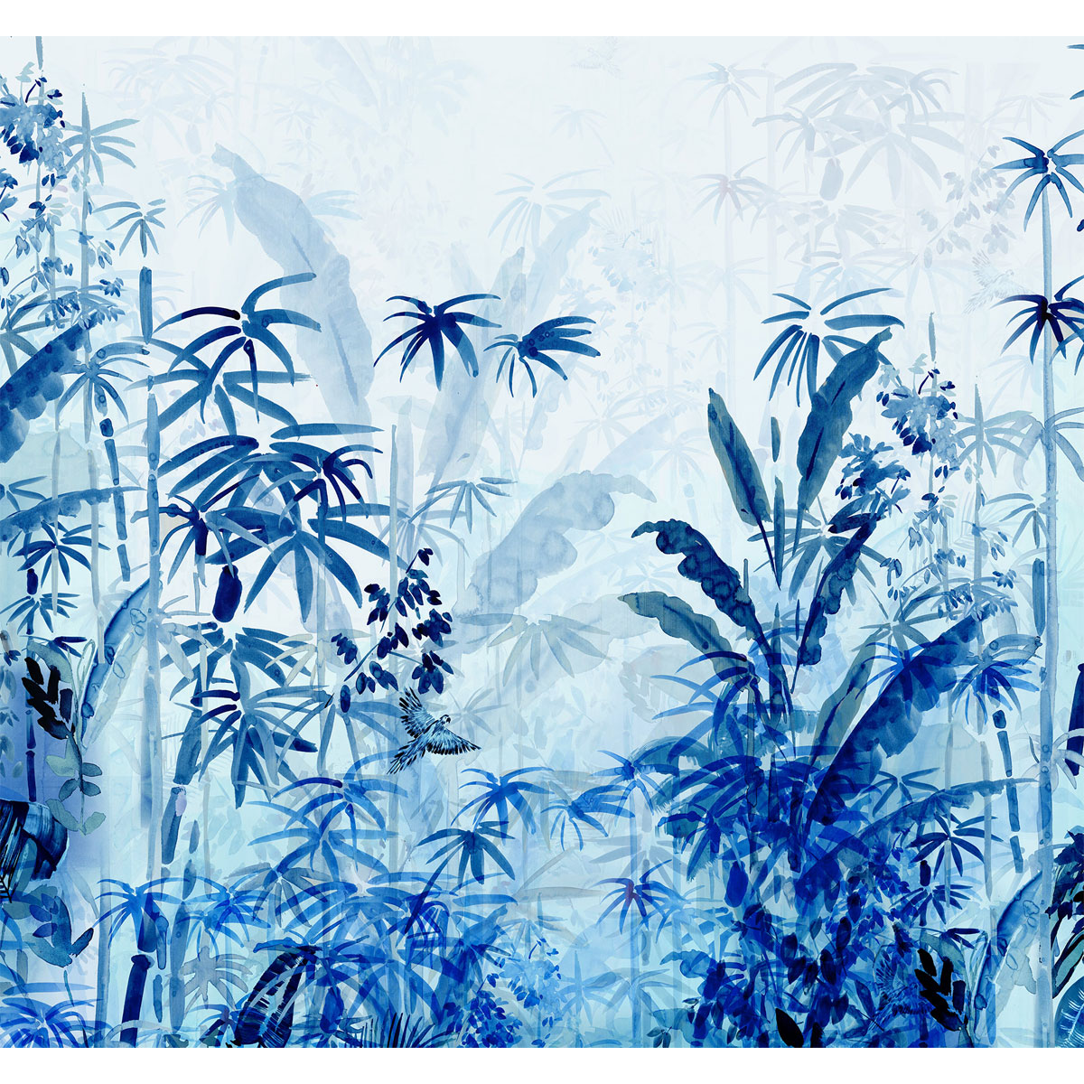 Komar  Vlies Fototapete Blue Jungle 300x280 cm Bild 2