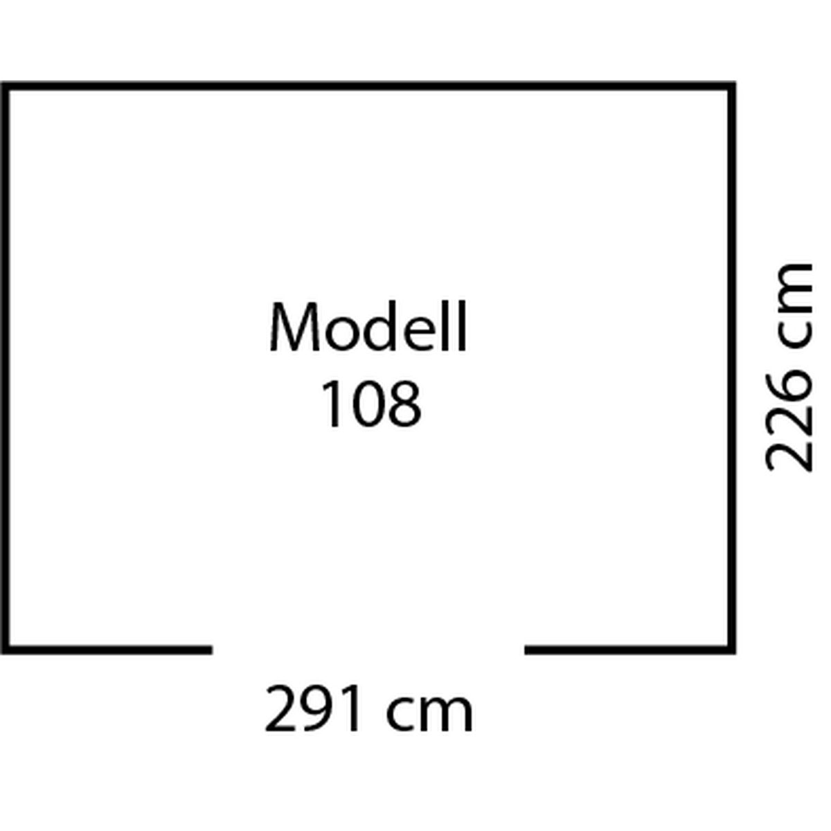 Pergart Gerätehaus Dresden II 6,5m² weiß Bild 5