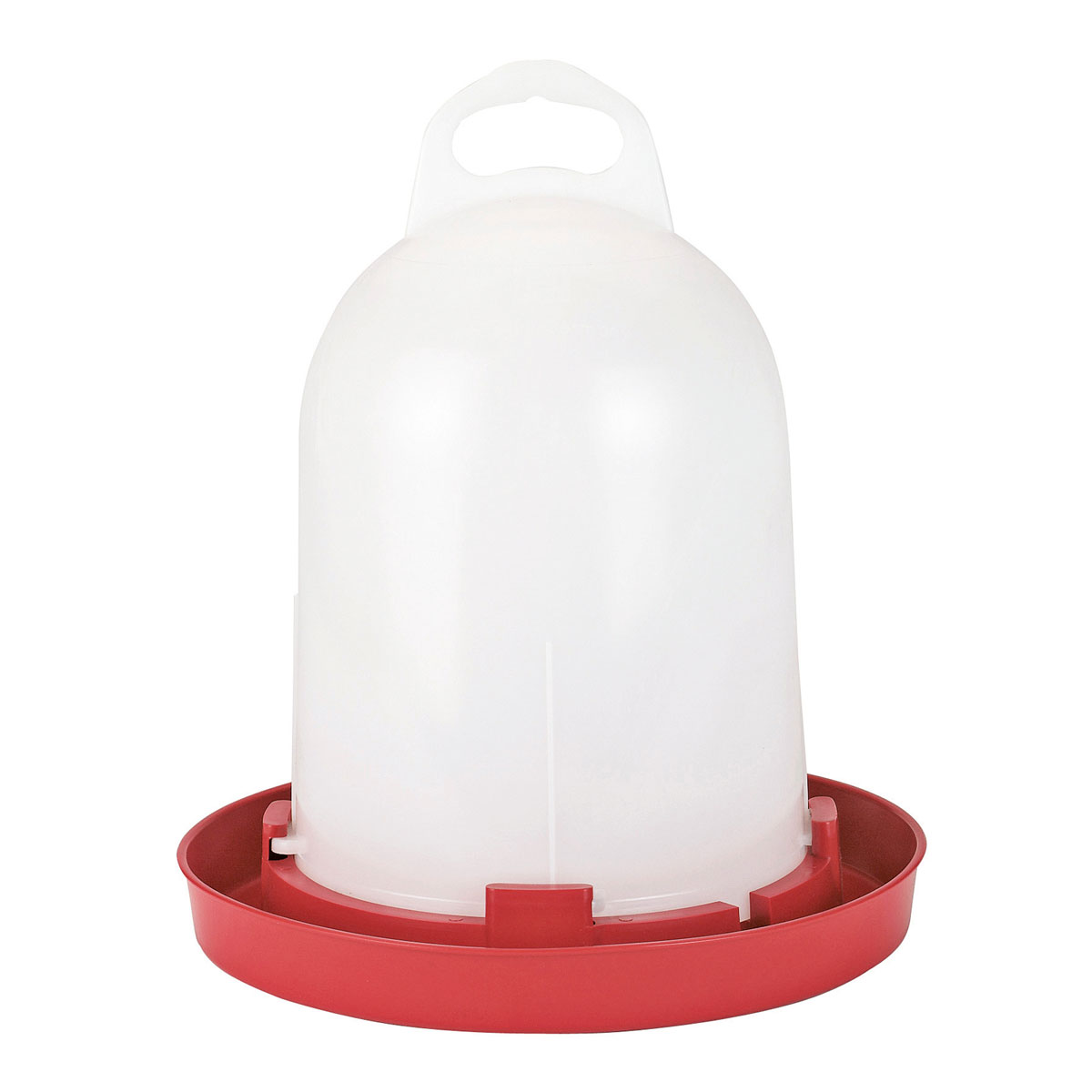 Tränke für Hühner und Kücken 5,5 L Kunststoff rot