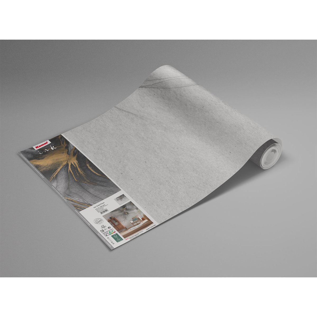 Komar  Vlies Fototapete Ink Gold Flow 300x280 cm Bild 9