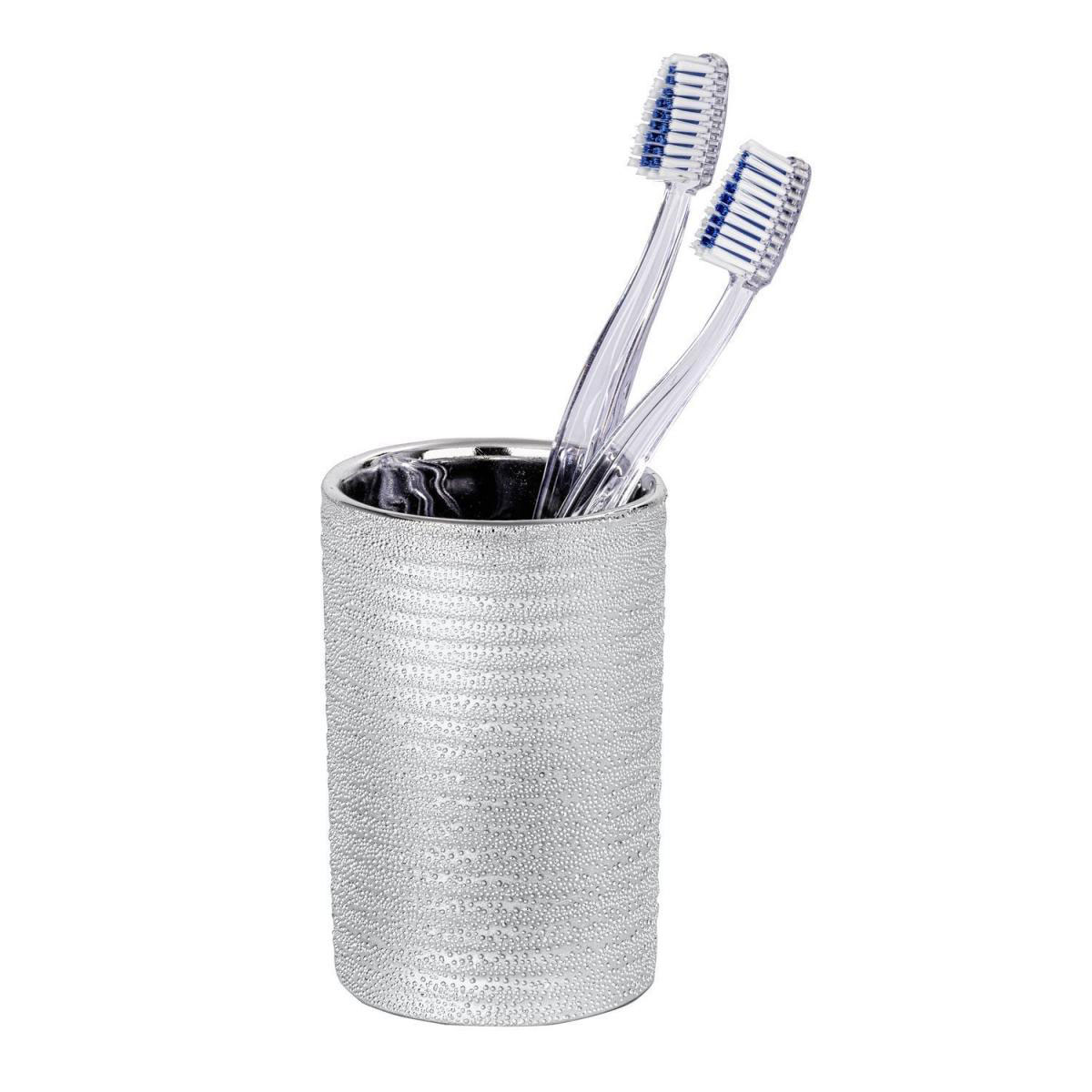 Wenko Zahnputzbecher Polaris Juwel silber Bild 2