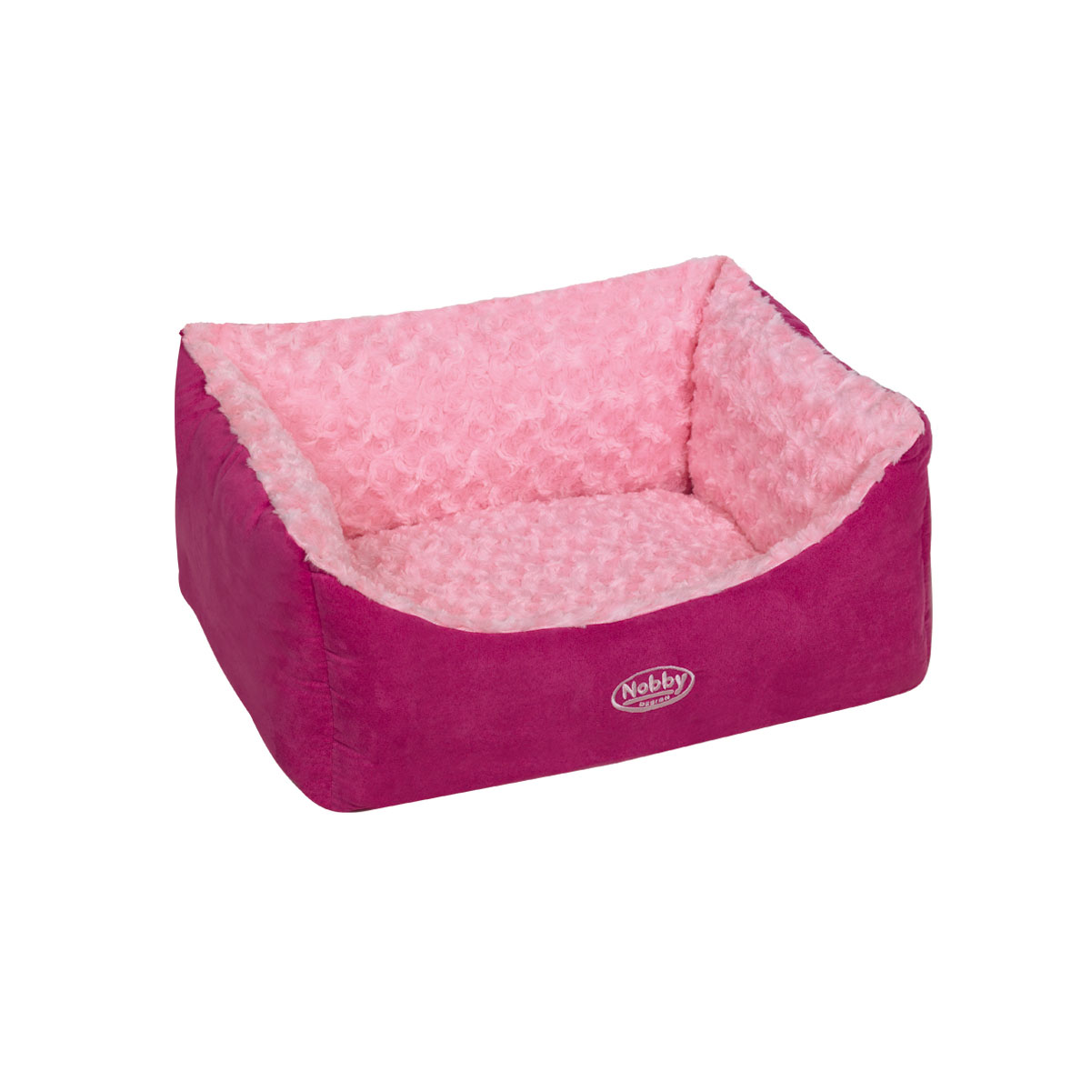 Nobby Komfort-Bett Arusha eckig 45 x 40 x 18 cm pink