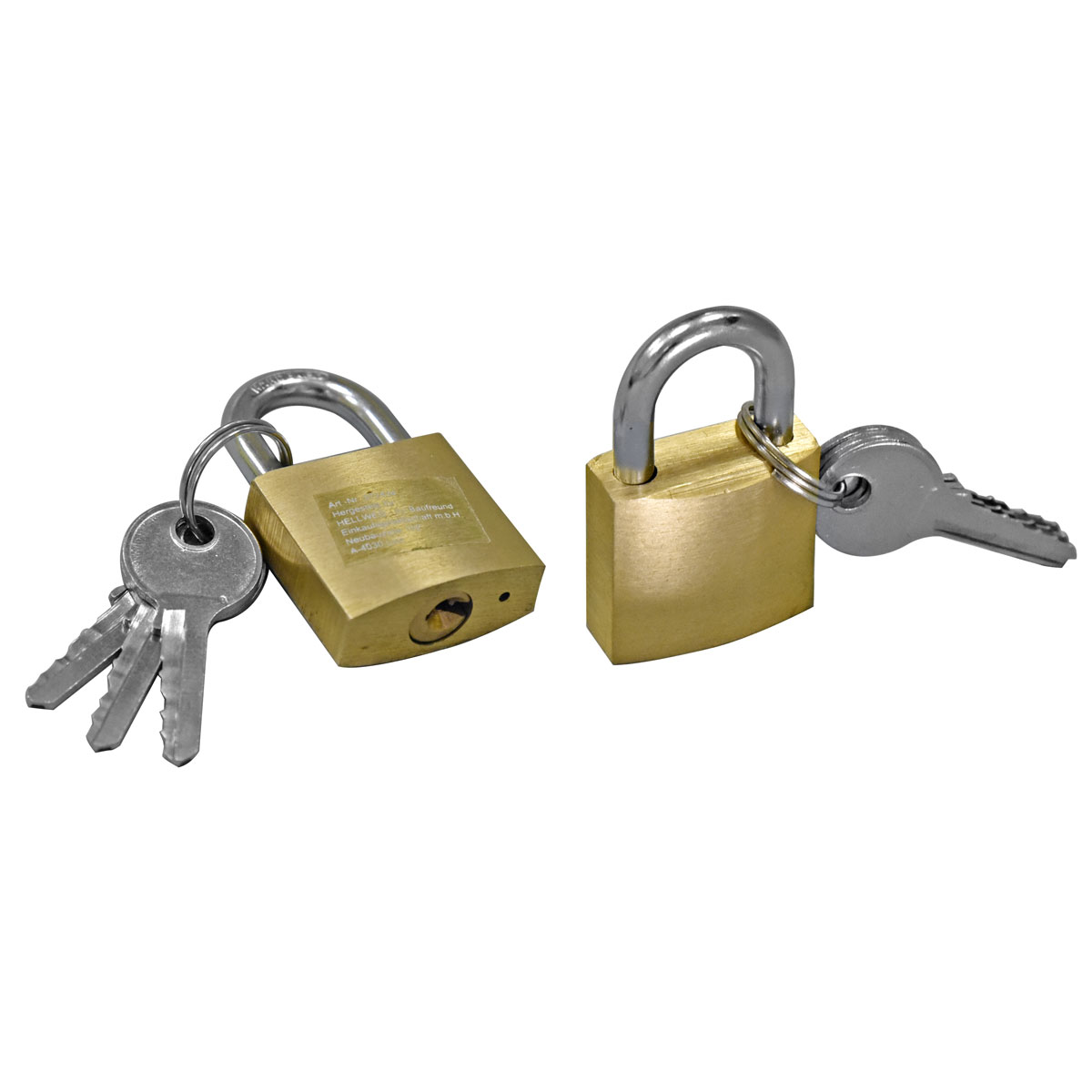 Basic Vorhangschloss 30 mm 2 teilig gleichschließend