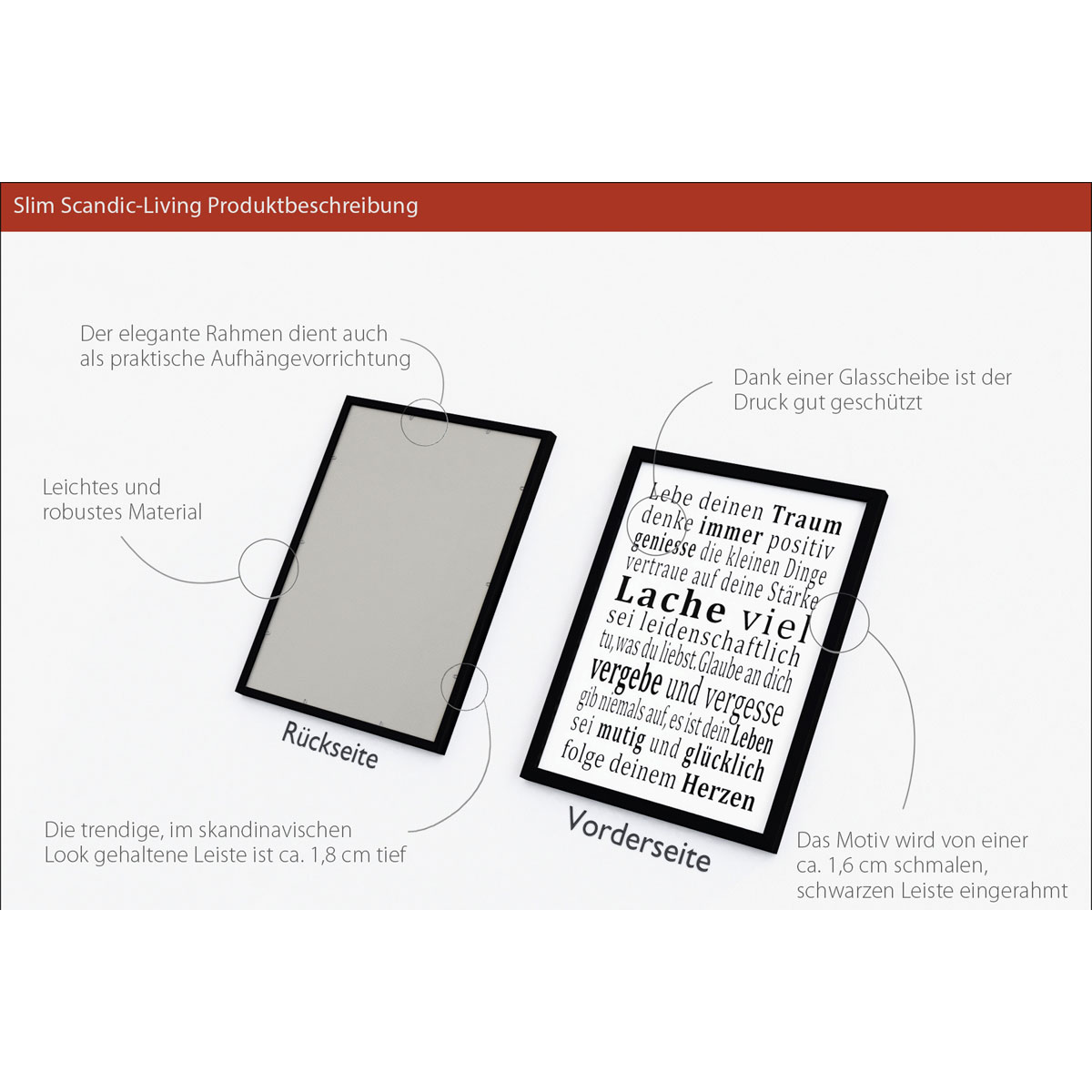 Framed-Art AN1102B25 30 x 40 33 x 43 Bild 3