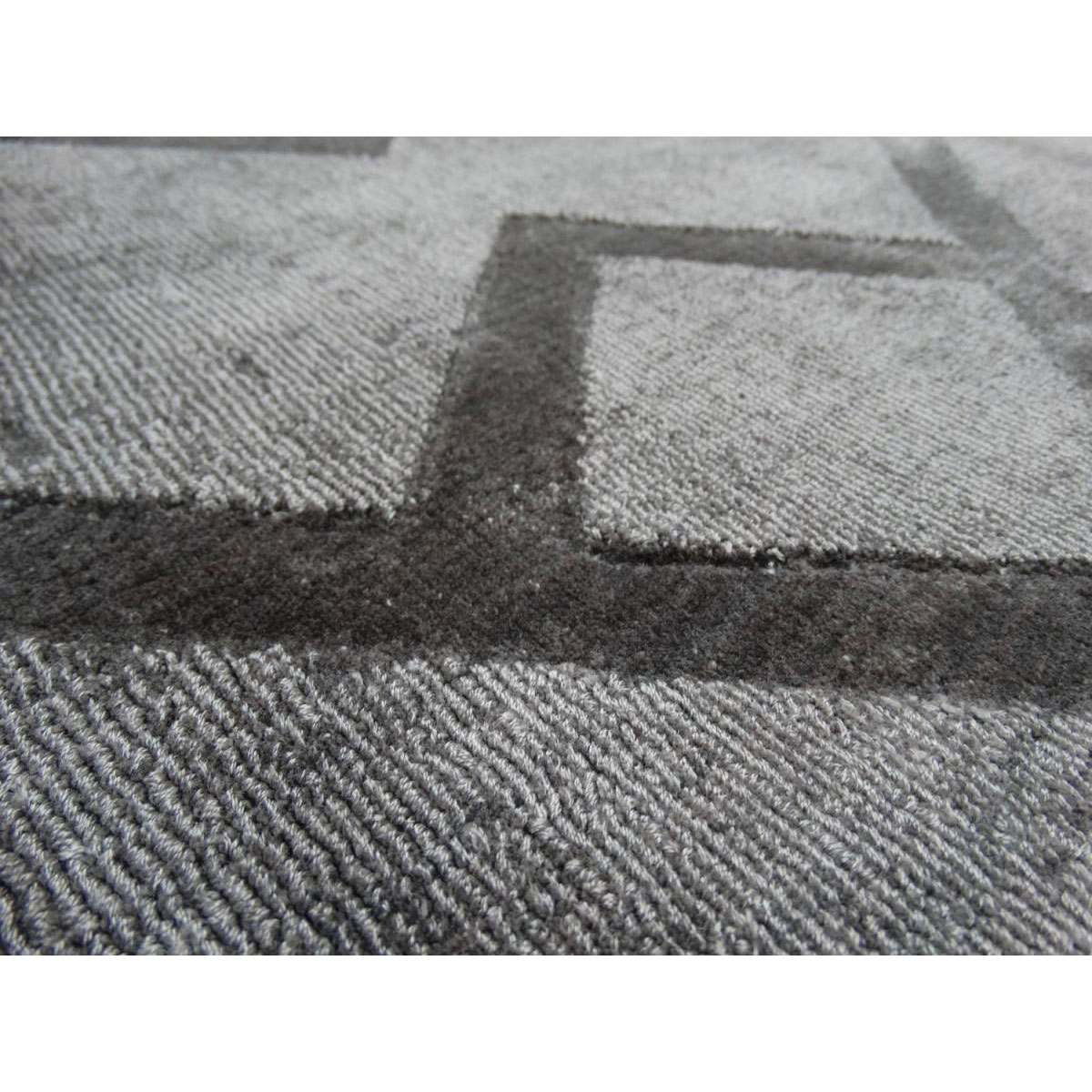 Kurzflorteppich „Luxury 310“ Grau/Anthrazit, 80x150cm Bild 3