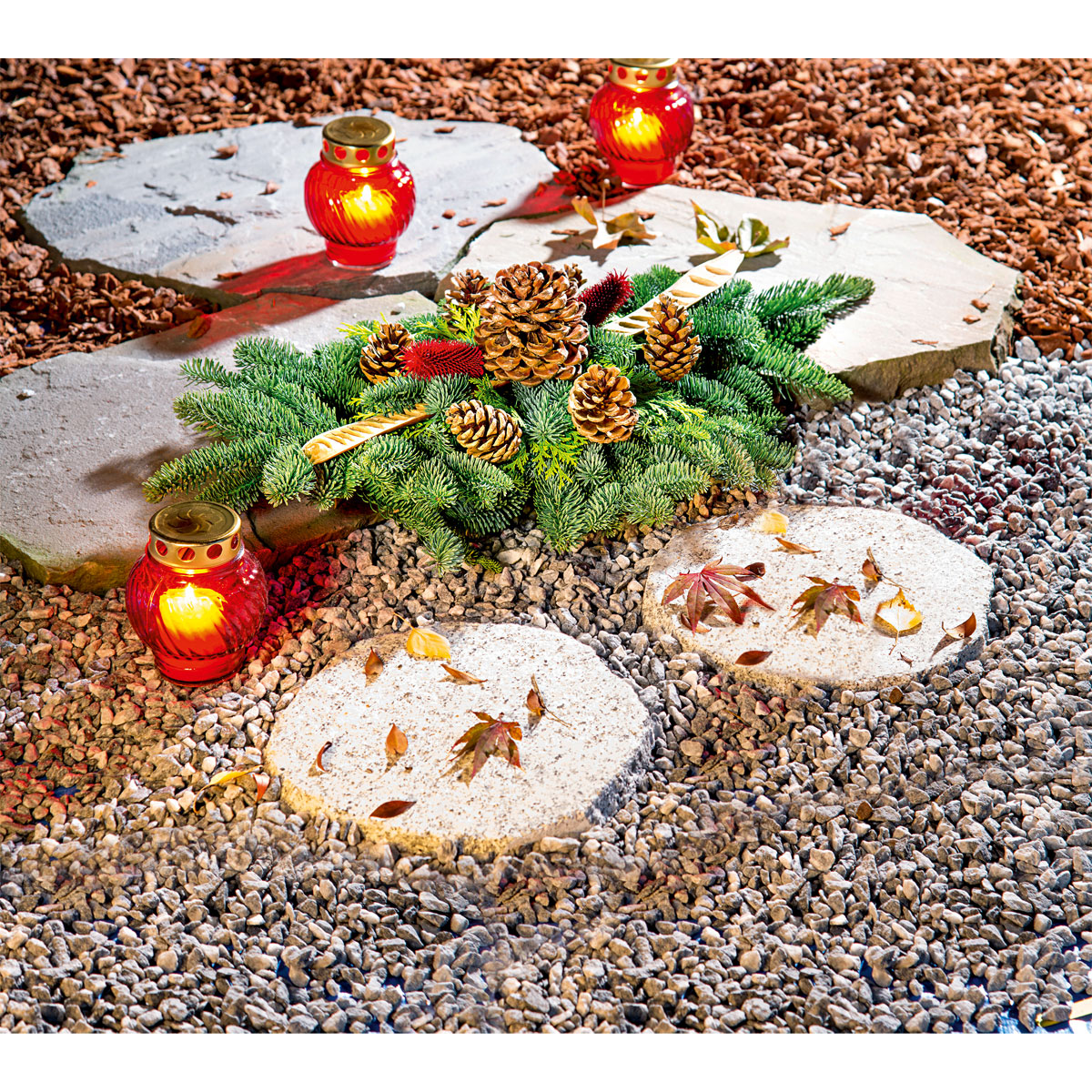 Wingart Granit-Trittstein Durchmesser ca 35 cm Bild 5