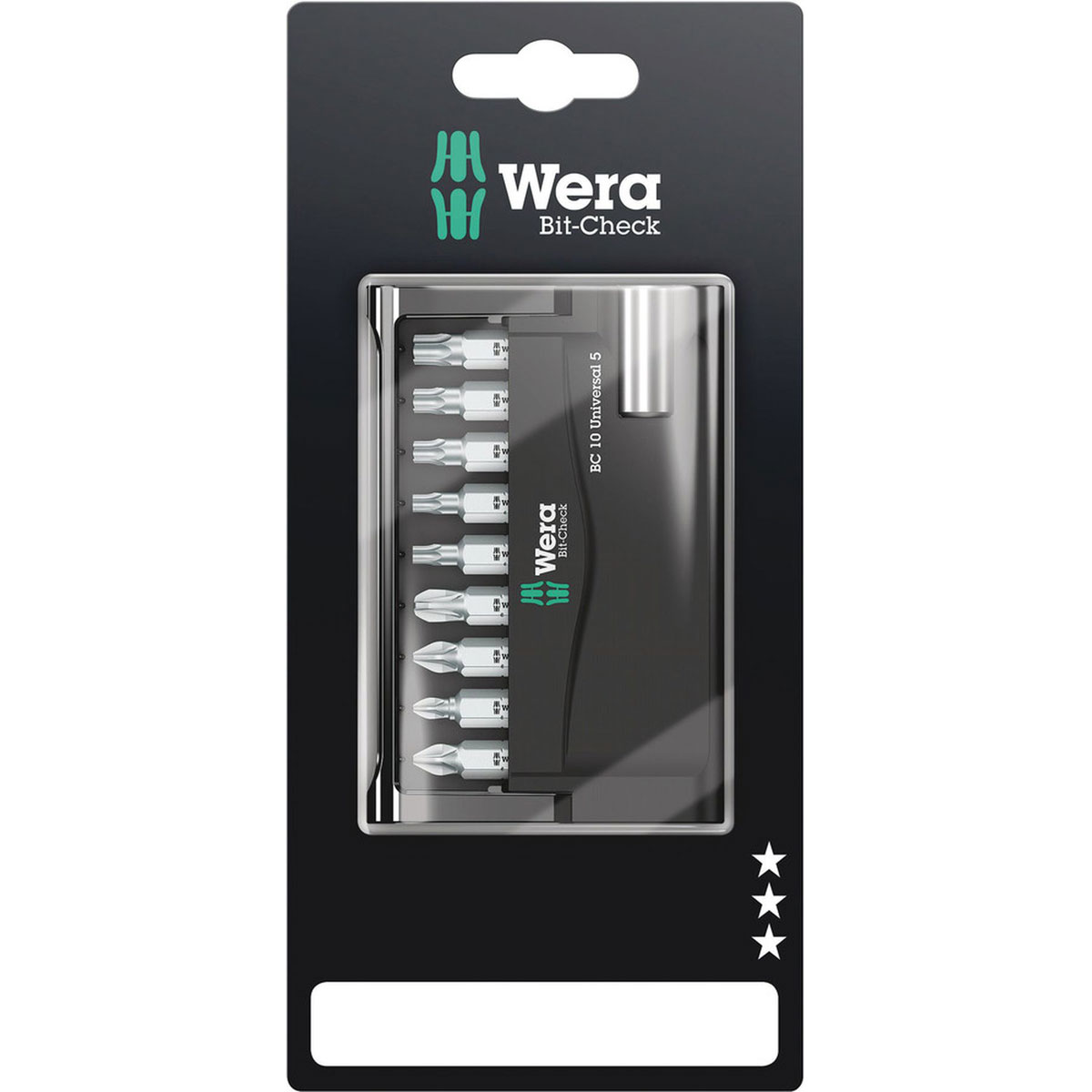 Wera Bit-Set Check Universal 10-teilig