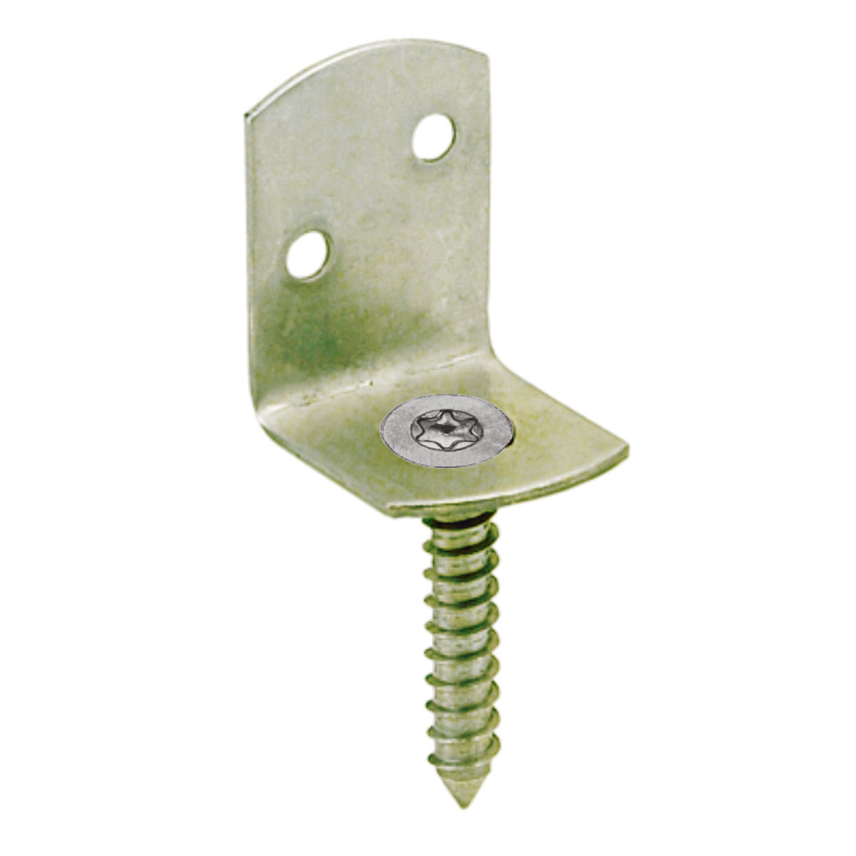 Connex Flechtzaunbeschlag Stahl verzinkt 4 Stück