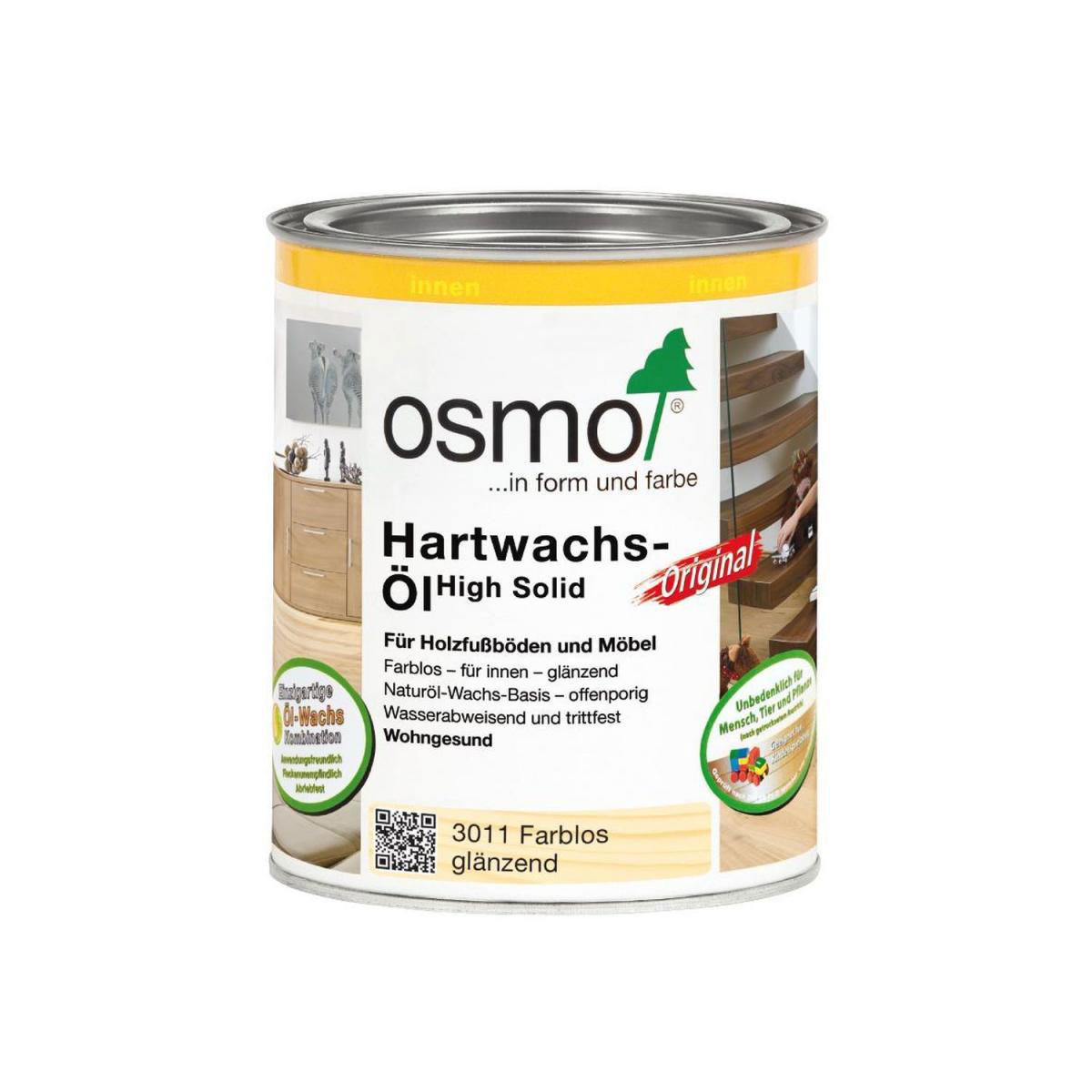 Osmo Hartwachs-Öl farblos Glänzend 0,75 L Bild 1