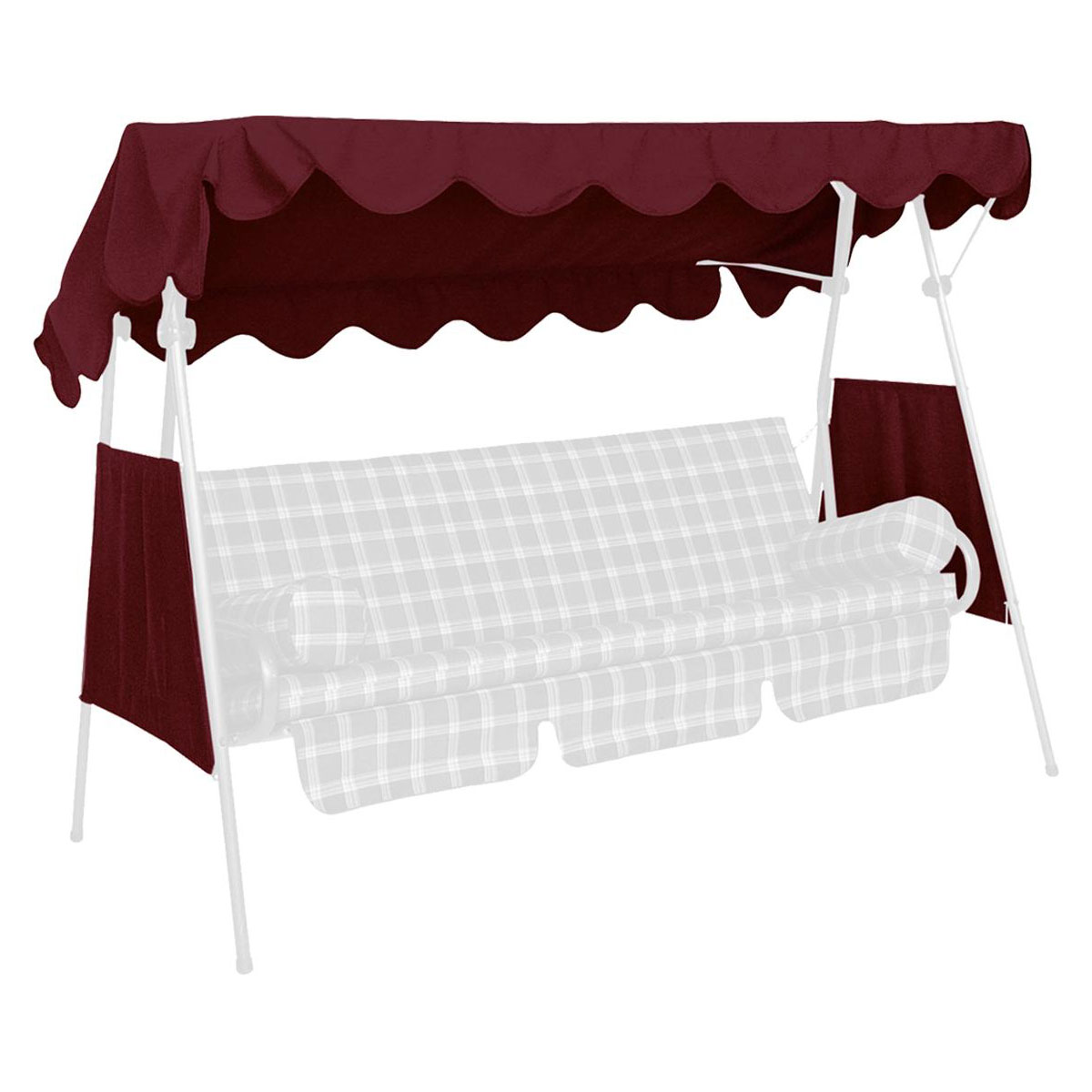 Angerer Freizeitmöbel GmbH Sonnendach „Swingtex“ 200x120 cm, bordeaux