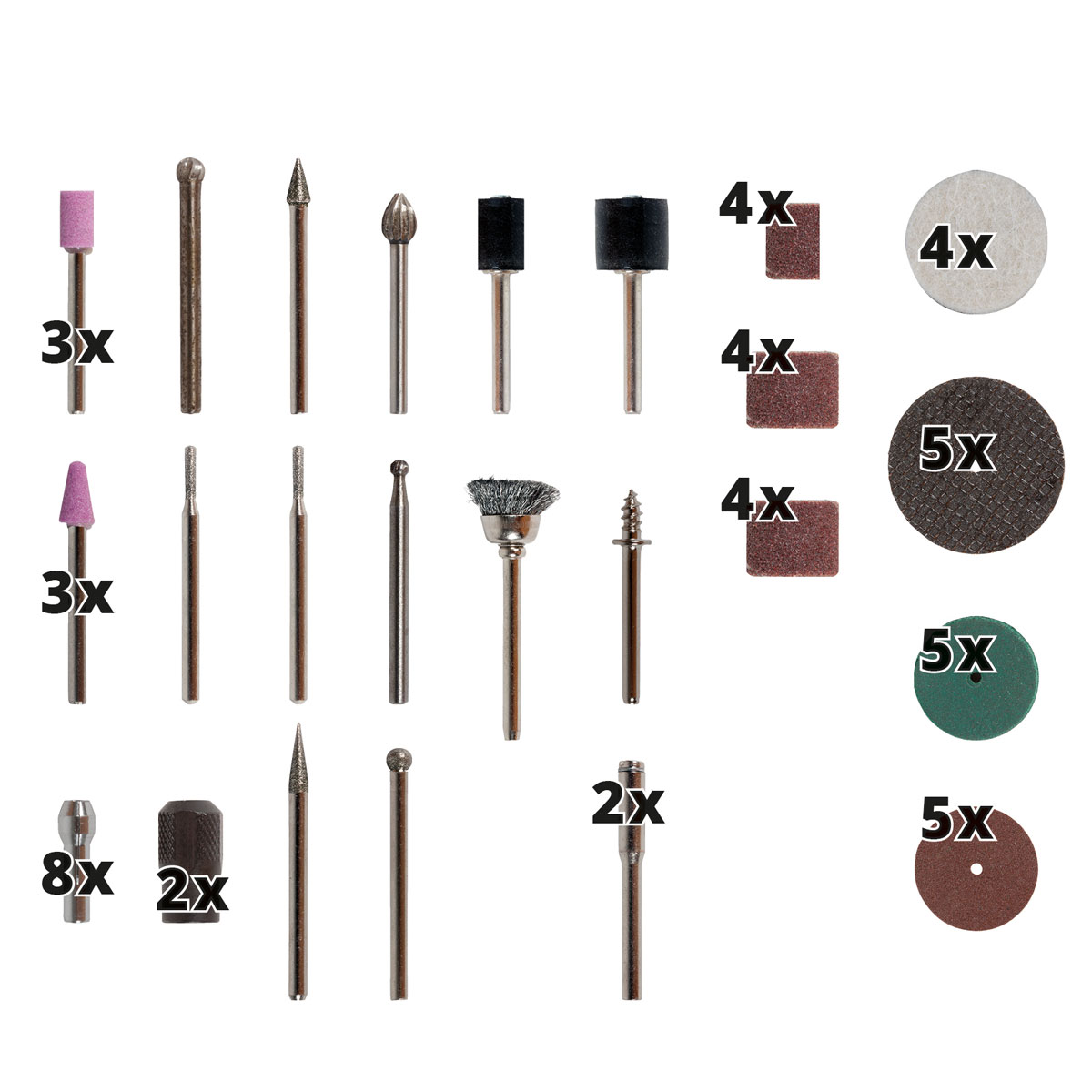 Einhell  Zubehör-Set für Schleif- und Gravurwerkzeuge